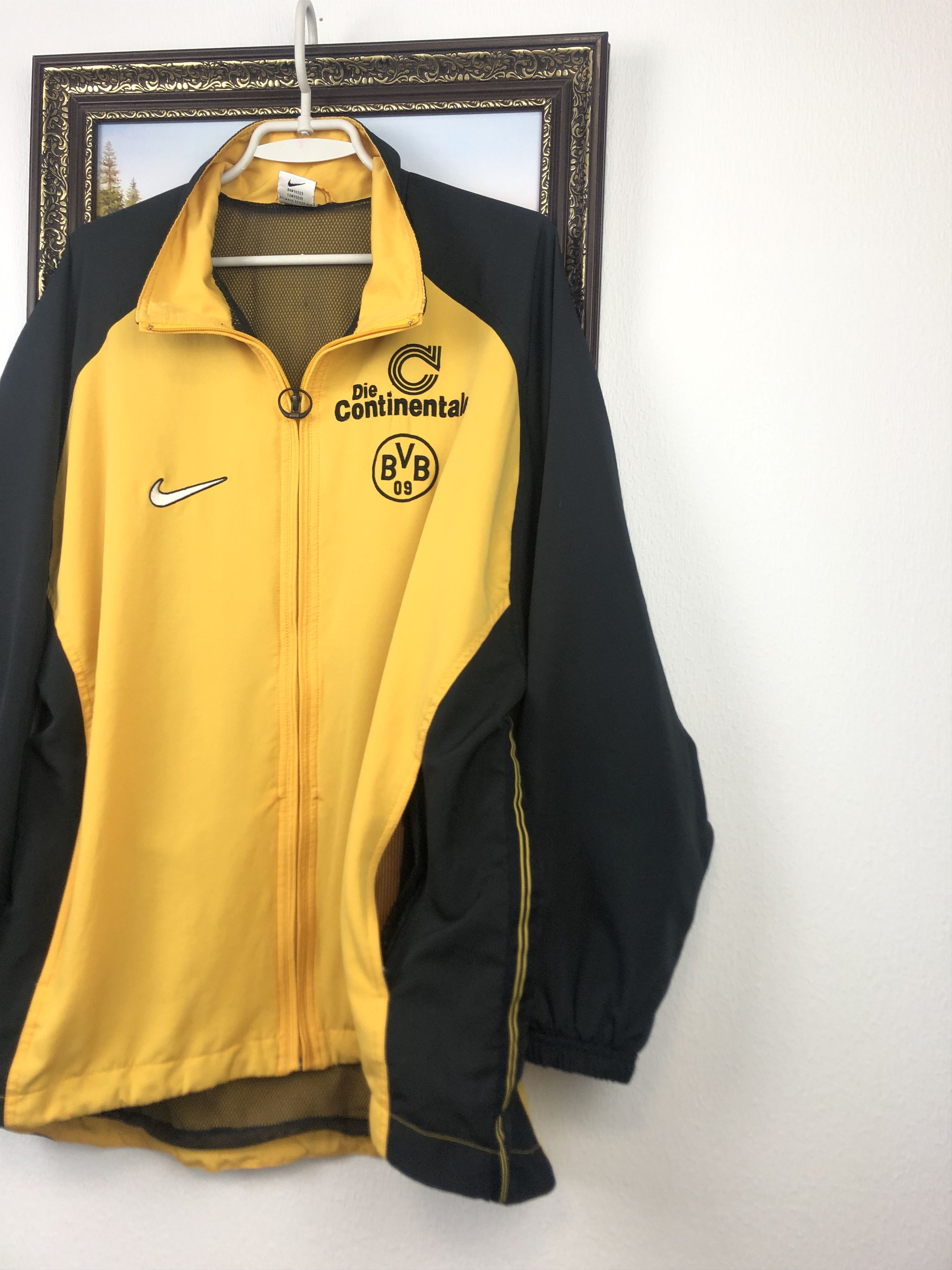 Nike × Vintage Vintage Nike Borussia Dortmund Football Jacket Soccer Track Size US M / EU 48-50 / 2 - 7 Thumbnail