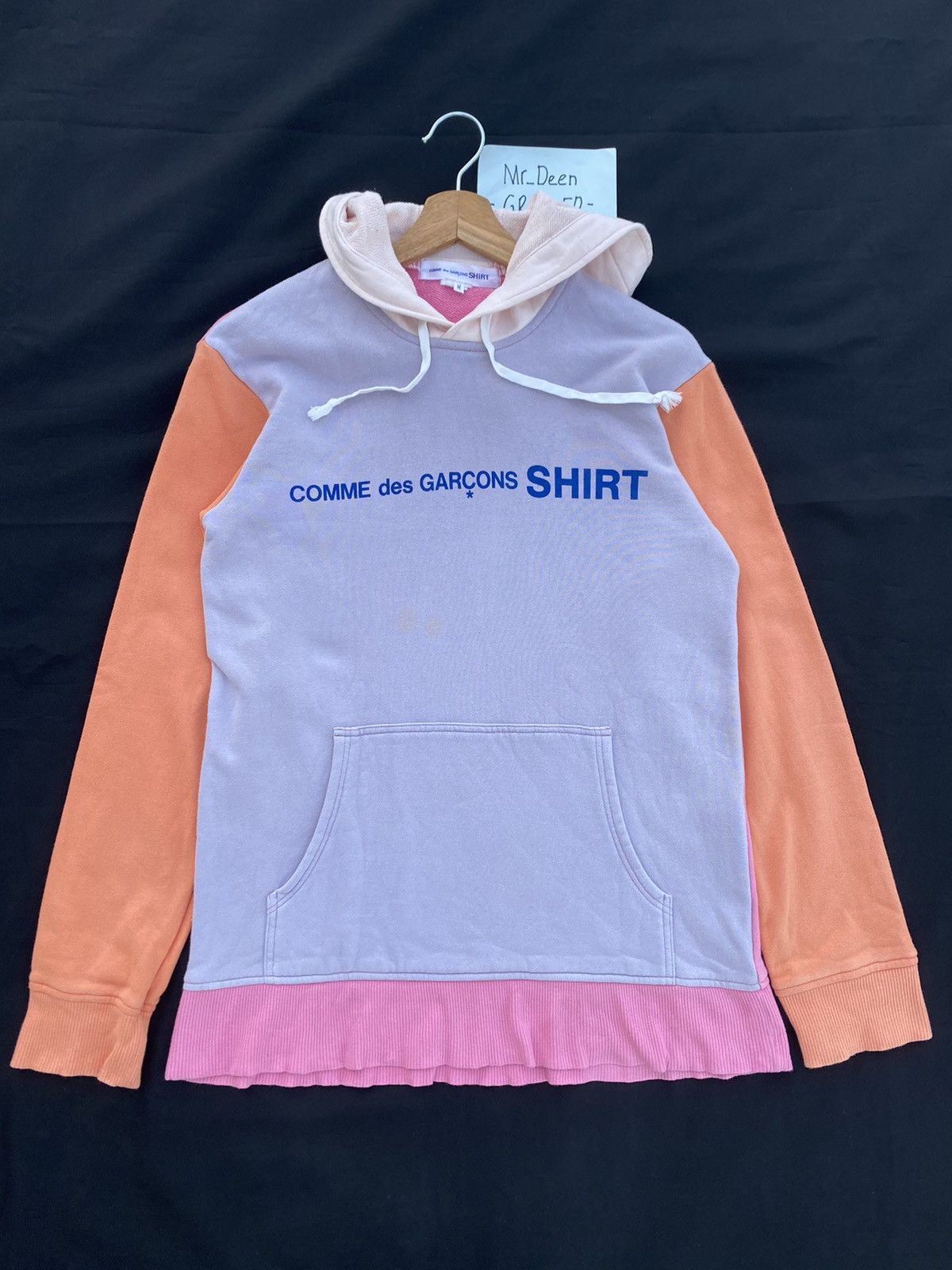 Comme des Garcons Rare Vintage COMME des GARCONS SHIRT Spellout Hoodie Size US M / EU 48-50 / 2 - 2 Thumbnail