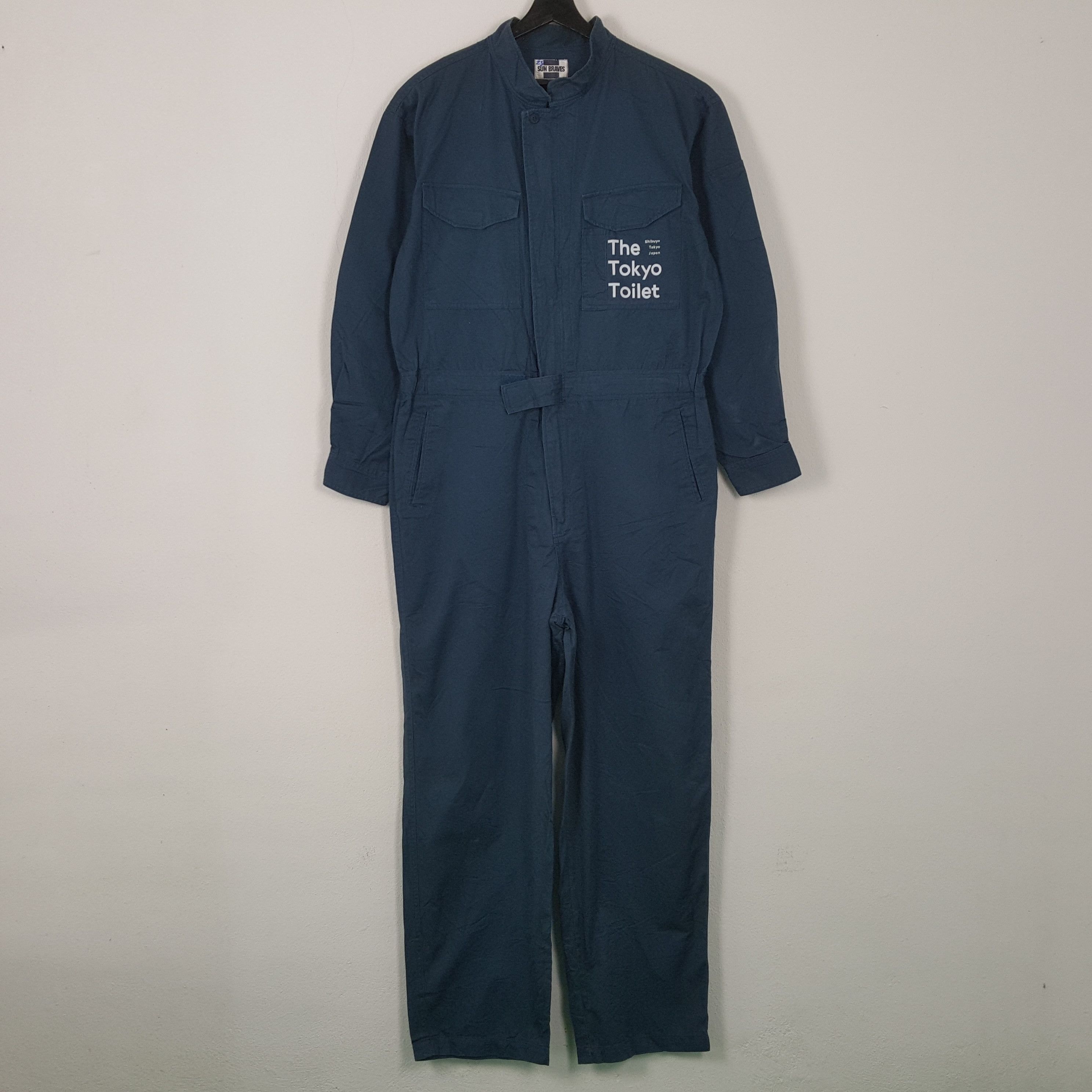 Vintage The Tokyo Toilet Japanese Workwear Custom Coverall RR14 Size US L / EU 52-54 / 3 - 4 Thumbnail