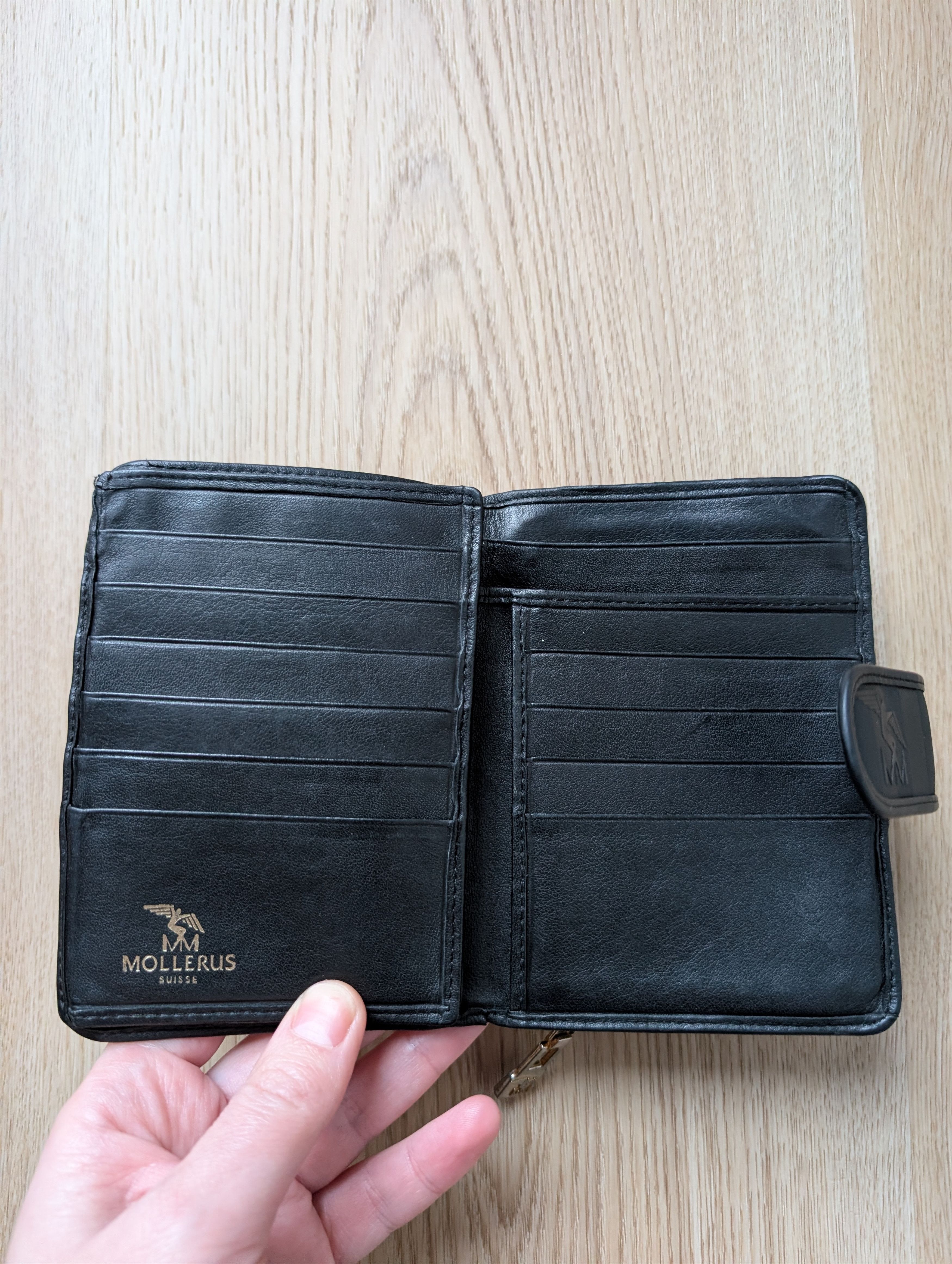 Maison Mollerus Maison Mollerus Pattern Vinerus Vintage Leather Wallet Size ONE SIZE - 7 Thumbnail