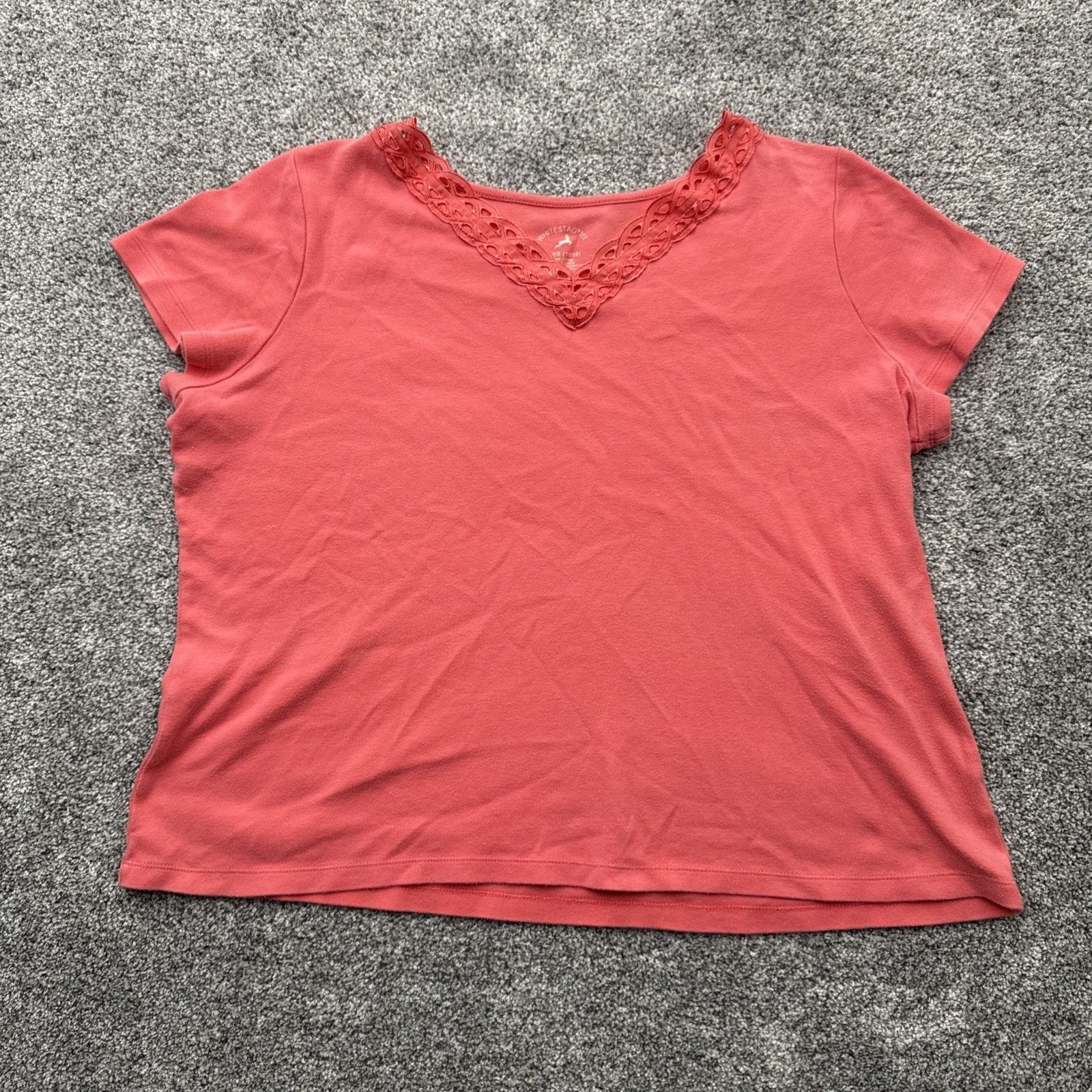 Other Boho Top Women Large Lace Trim Cottagecore Dainty Y2K Size L / US 10 / IT 46 - 1 Thumbnail