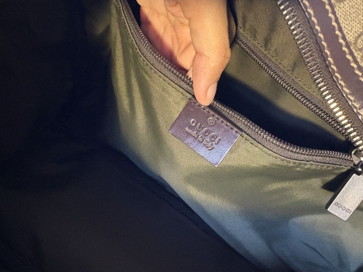 Gucci Vintage Gucci Brown Weekender authentic gucci gg monogram Size ONE SIZE - 9 Thumbnail