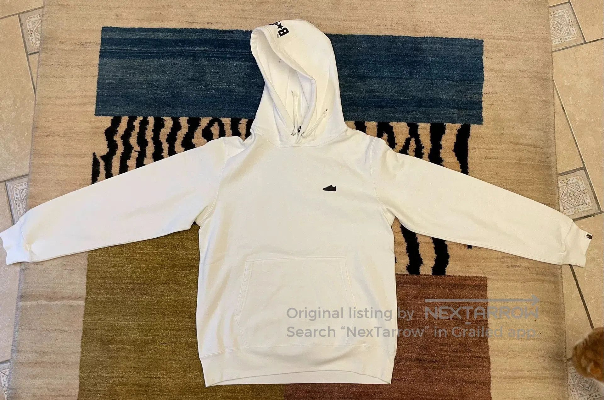 Bape Bape Flying Shoe Embroidery Hoodie. Size US XL / EU 56 / 4 - 1 Thumbnail