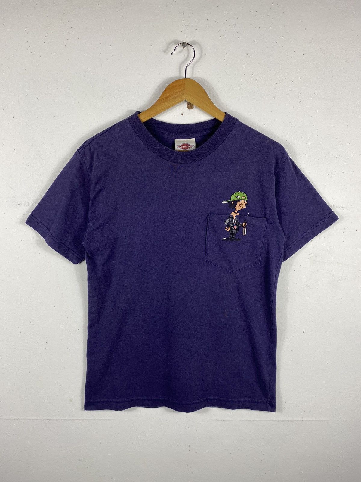 Vtg 90s Snowboards Single Pocket Tee