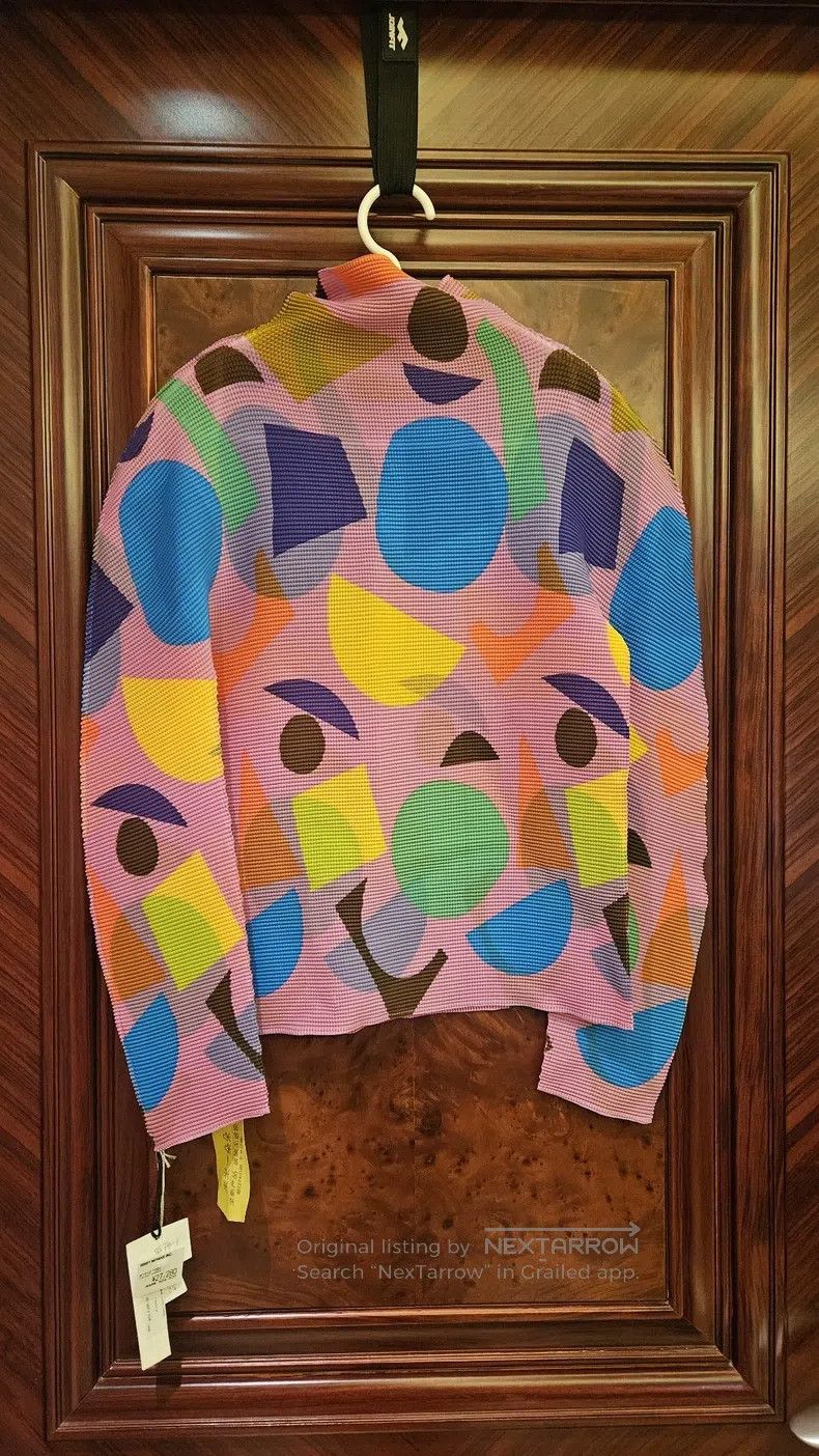 Issey Miyake Issey Miyake size:one size Graffiti High Neck T-Shirt Size XXS / US 00 / IT 34 - 4 Thumbnail