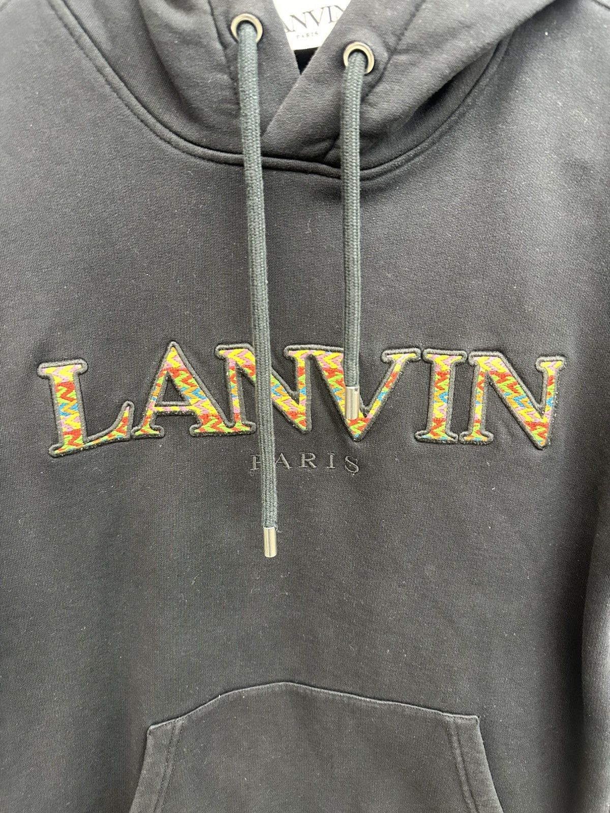 Lanvin Lanvin Classic Logo Embroidered Hoodie Size US S / EU 44-46 / 1 - 2 Thumbnail