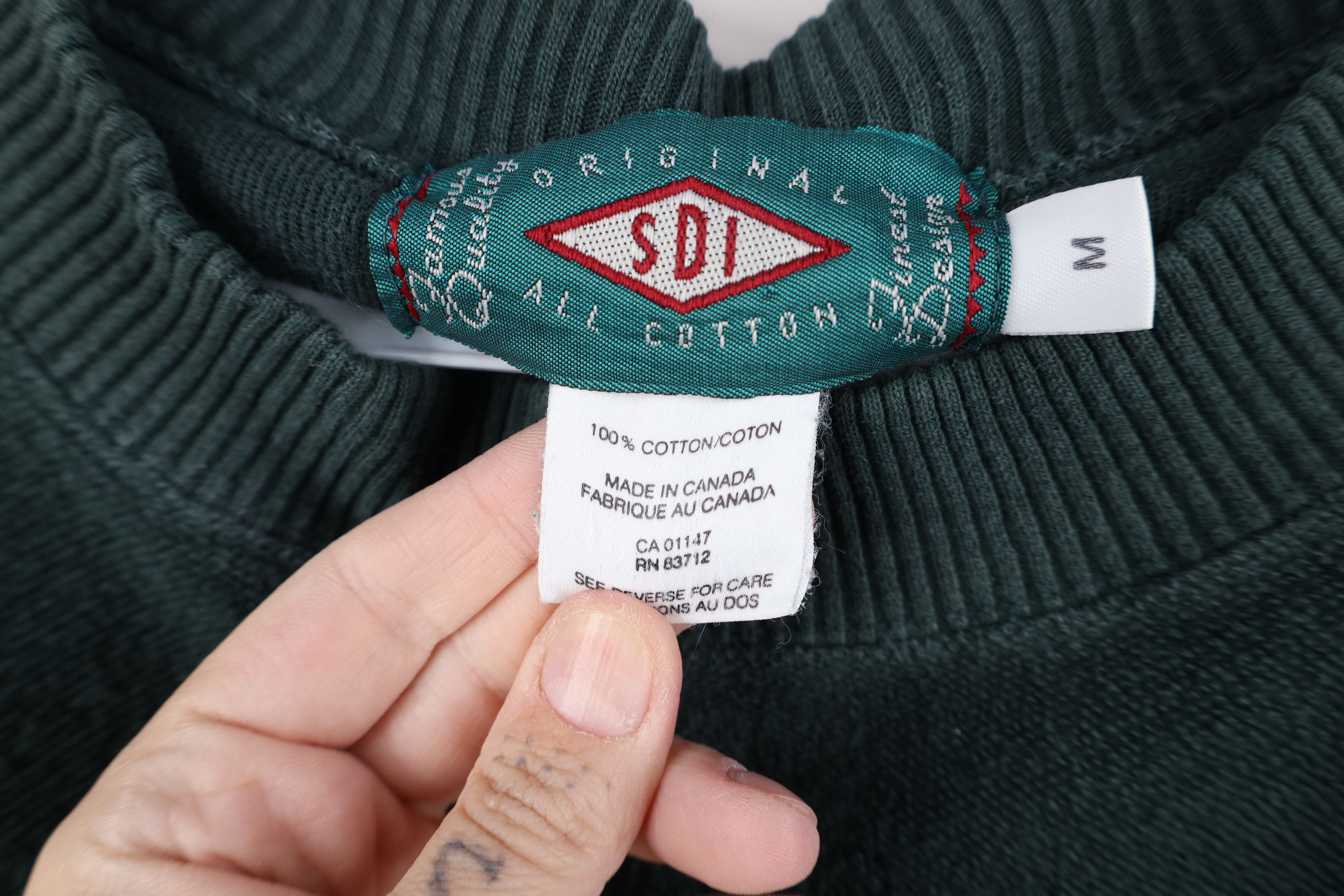 Vintage Vintage 90s Spell Out Golf Reverse Fleece Sweatshirt Green Size US M / EU 48-50 / 2 - 9 Thumbnail