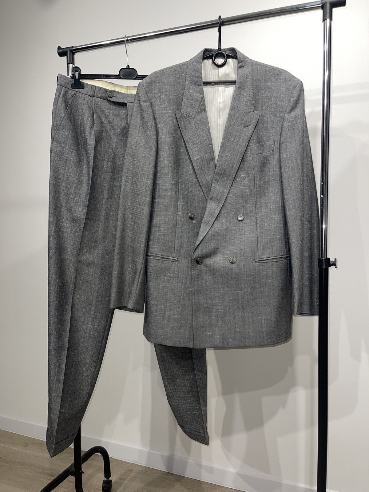 Vintage 🔥Vintage double-breasted suit classic blazer + trousers 40L Size 40L - 1 Thumbnail