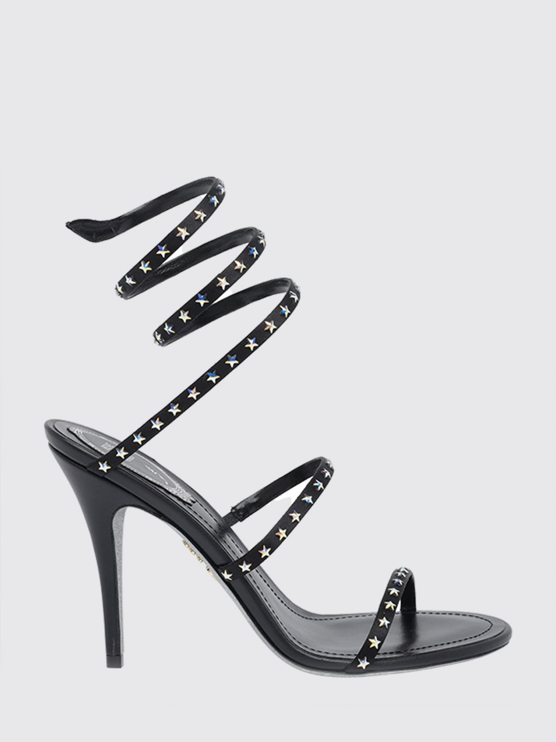 Rene Caovilla Rene Caovilla Heeled Sandal Woman Black Size US 7 / IT 37 - 1 Thumbnail