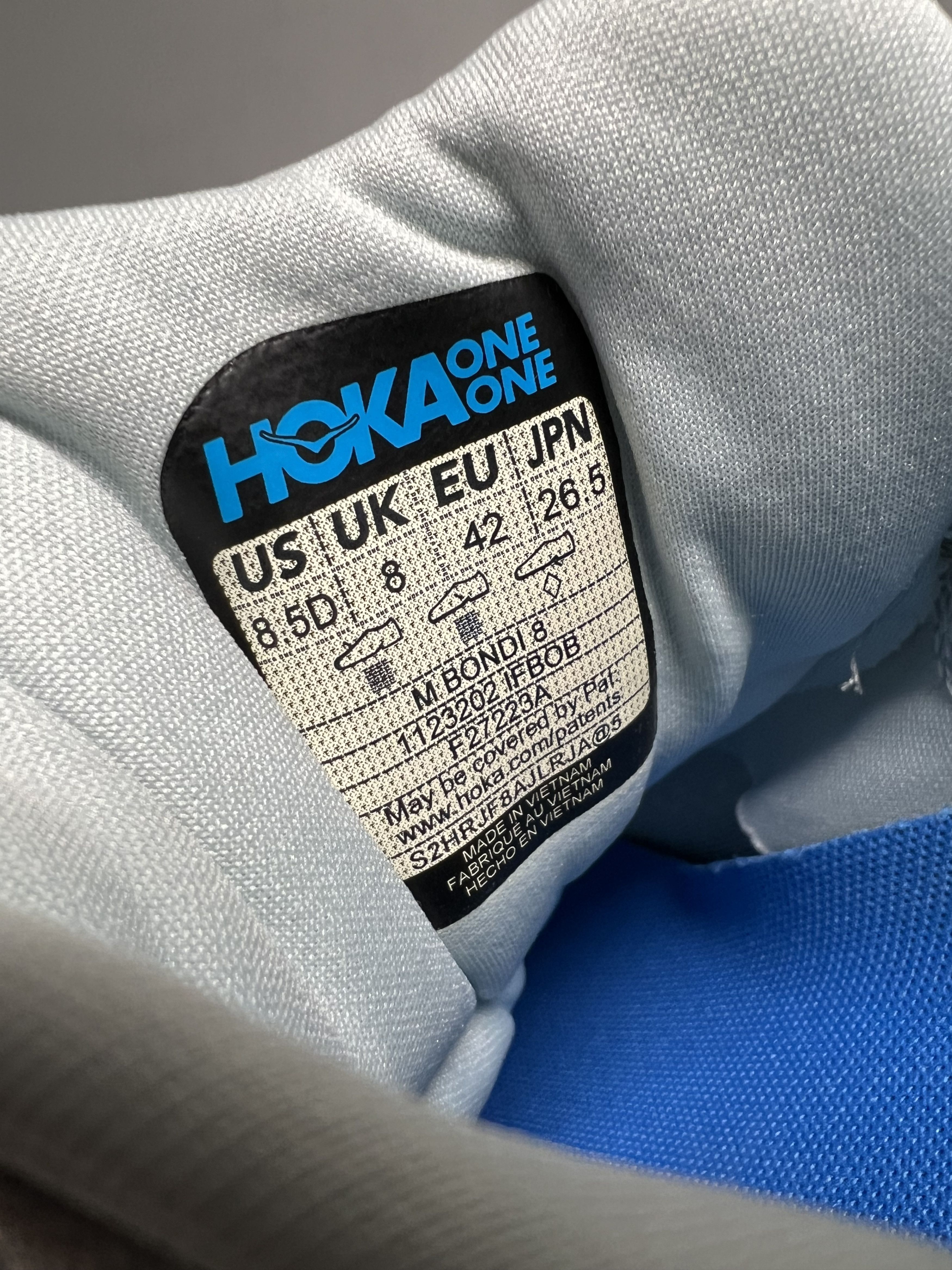 Hoka 8.5D Hoka One One Bondi 8 Men's Running Shoes Walking Gym Size US 8.5 / EU 41-42 - 11 Thumbnail