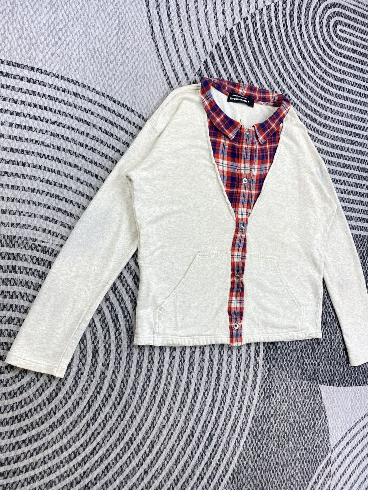 mercibeaucoup Vintage Mercibeaucop Red Brick Cardigan Style Jacket Size L / US 10 / IT 46 - 3 Thumbnail