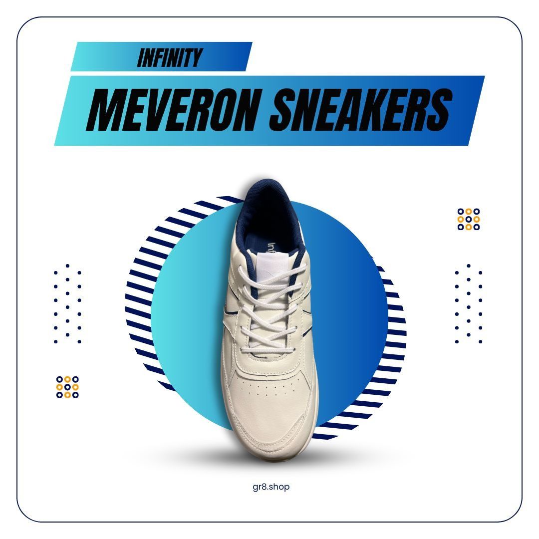 Other Infinity Meveron Sneakers White Blue Mens Size 10 Lightweigh Size US 10 / EU 43 - 1 Thumbnail