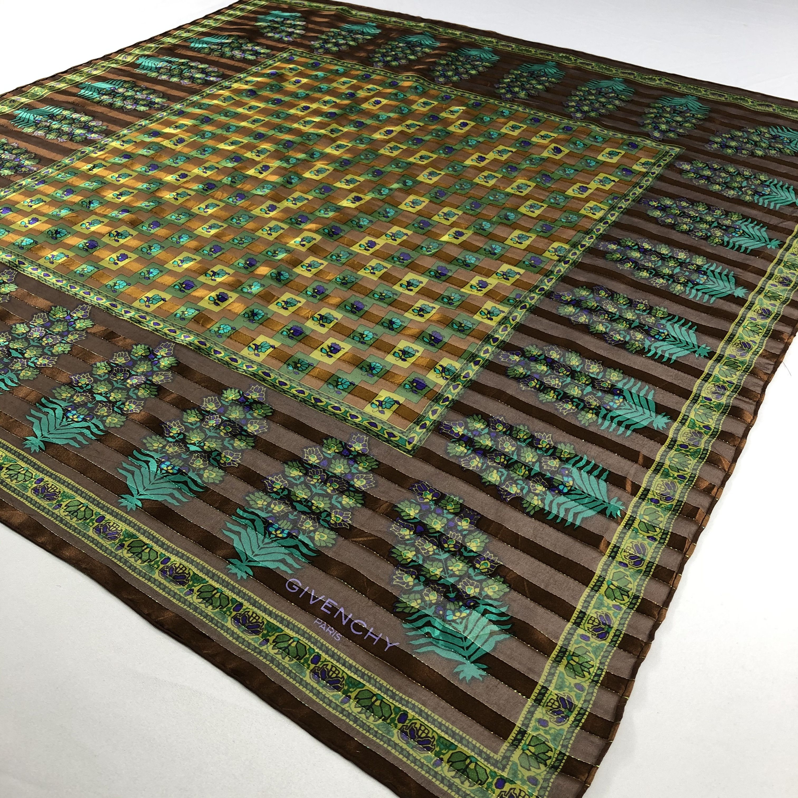 Vintage Vintage Givenchy Silk Scarf Size ONE SIZE - 3 Thumbnail