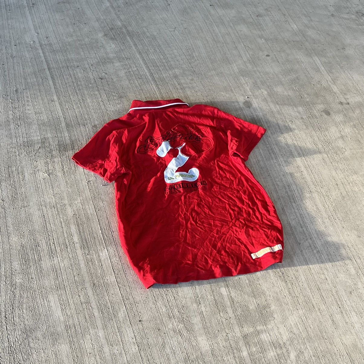 Vintage La Martina Vintage Big Logo Polo T-Shirt Size US L / EU 52-54 / 3 - 8 Thumbnail
