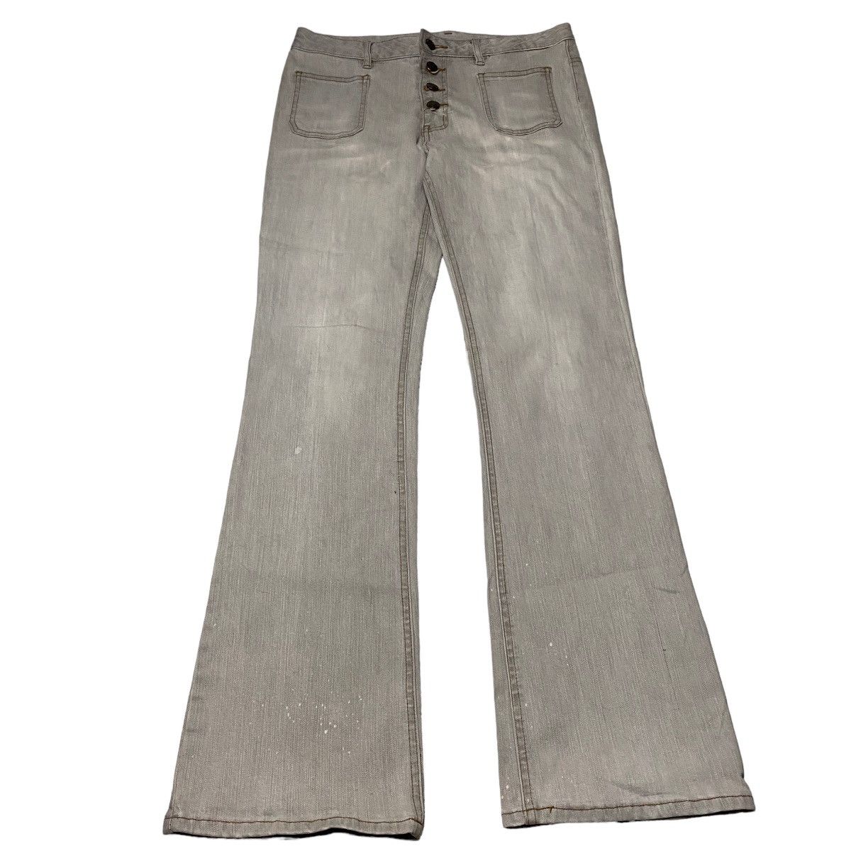 Hysteric Glamour × If Six Was Nine × Japanese Brand 2000's Flared Washed Japanese Bootcut Jeans Size US 29 - 4 Thumbnail