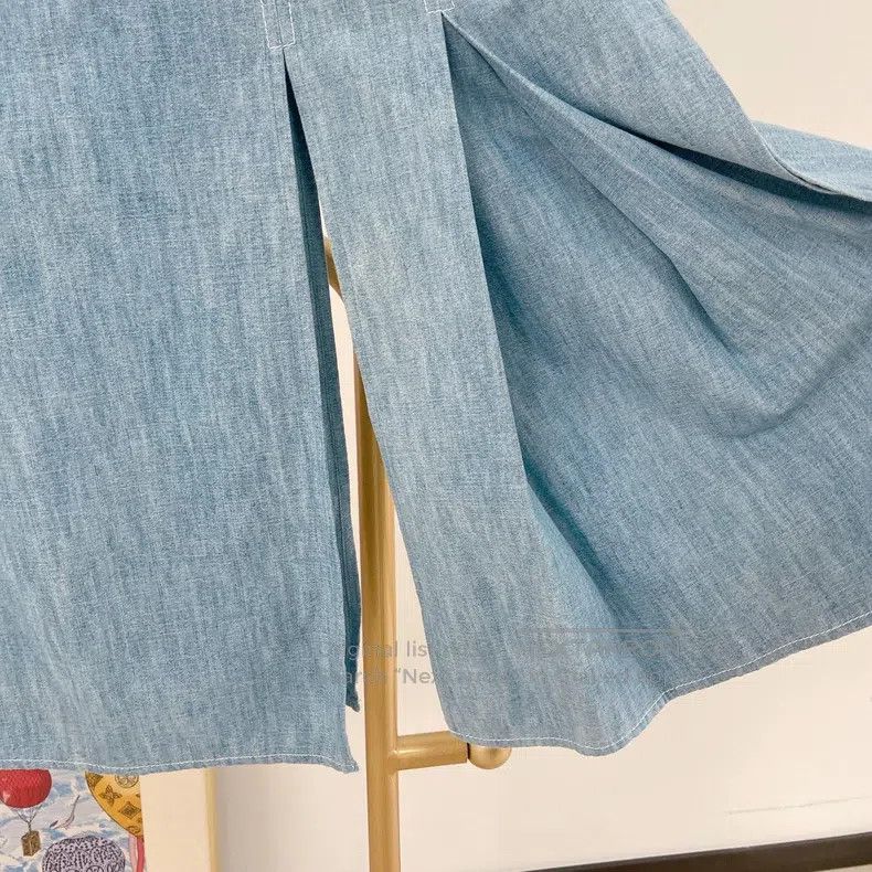 Fendi Fendi Blue denim skirt Size 37" - 6 Thumbnail