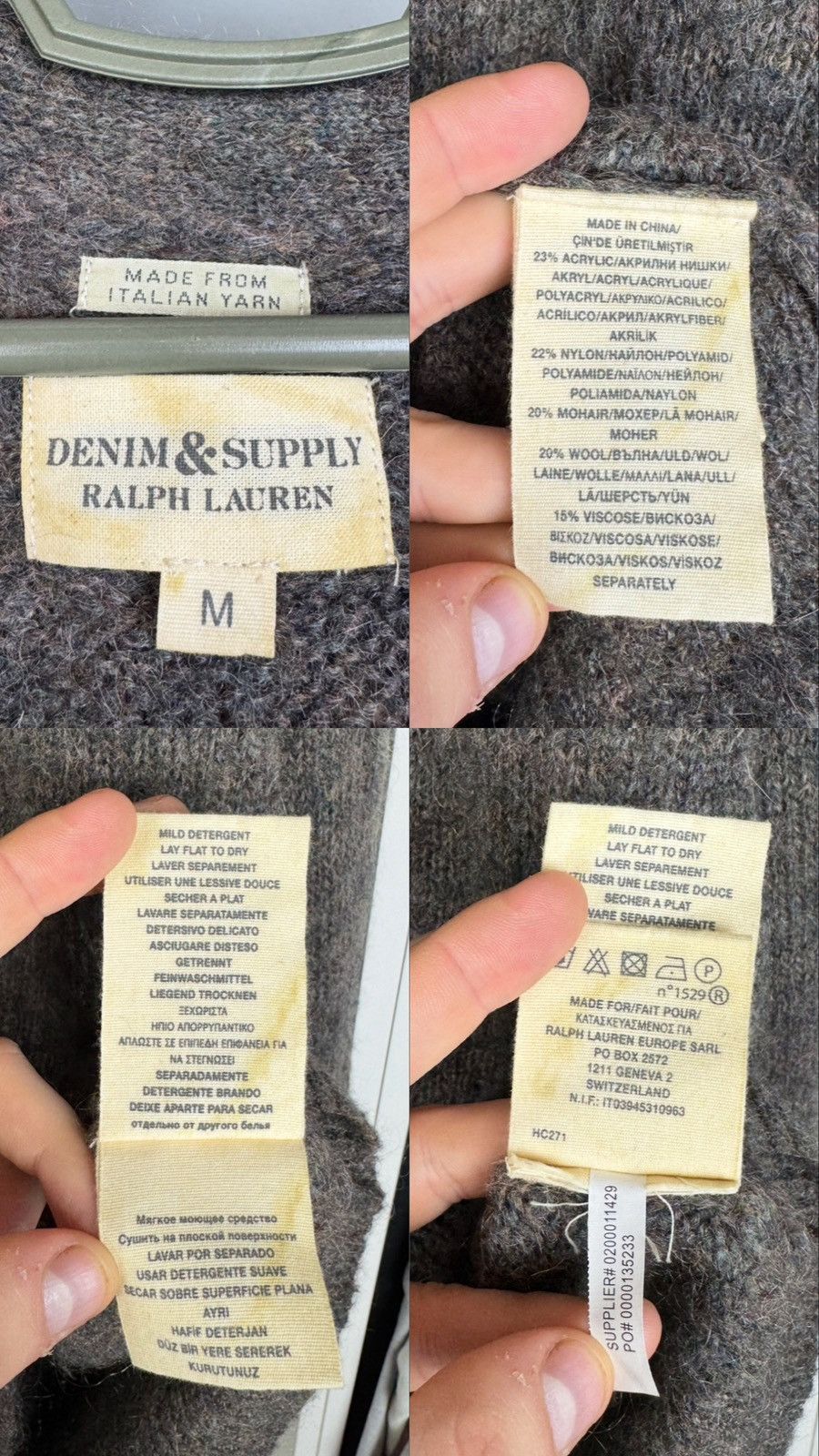 Denim & Supply Ralph Lauren Denim & Supply Ralph Lauren Mohair Cardigan Size US M / EU 48-50 / 2 - 5 Thumbnail