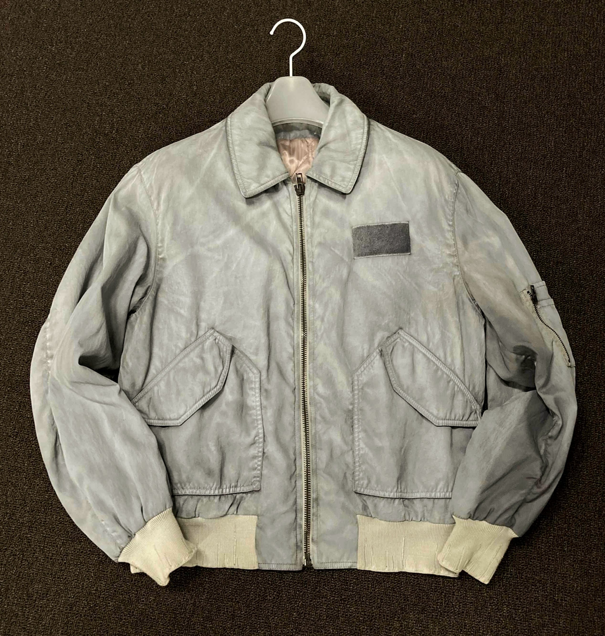 image of Maison Margiela Grail Bomber Jacket in Grey, Men's (Size Medium)