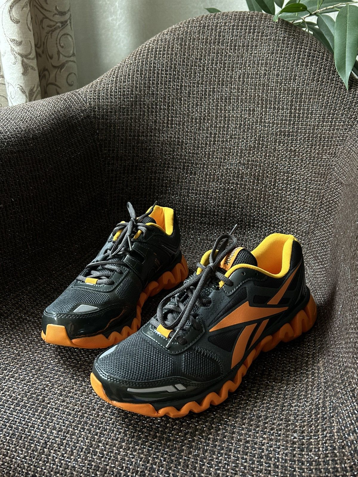 Running Shoes Reebok Zigtech Black Yellow Reebok ZIGLITE DISTANCE