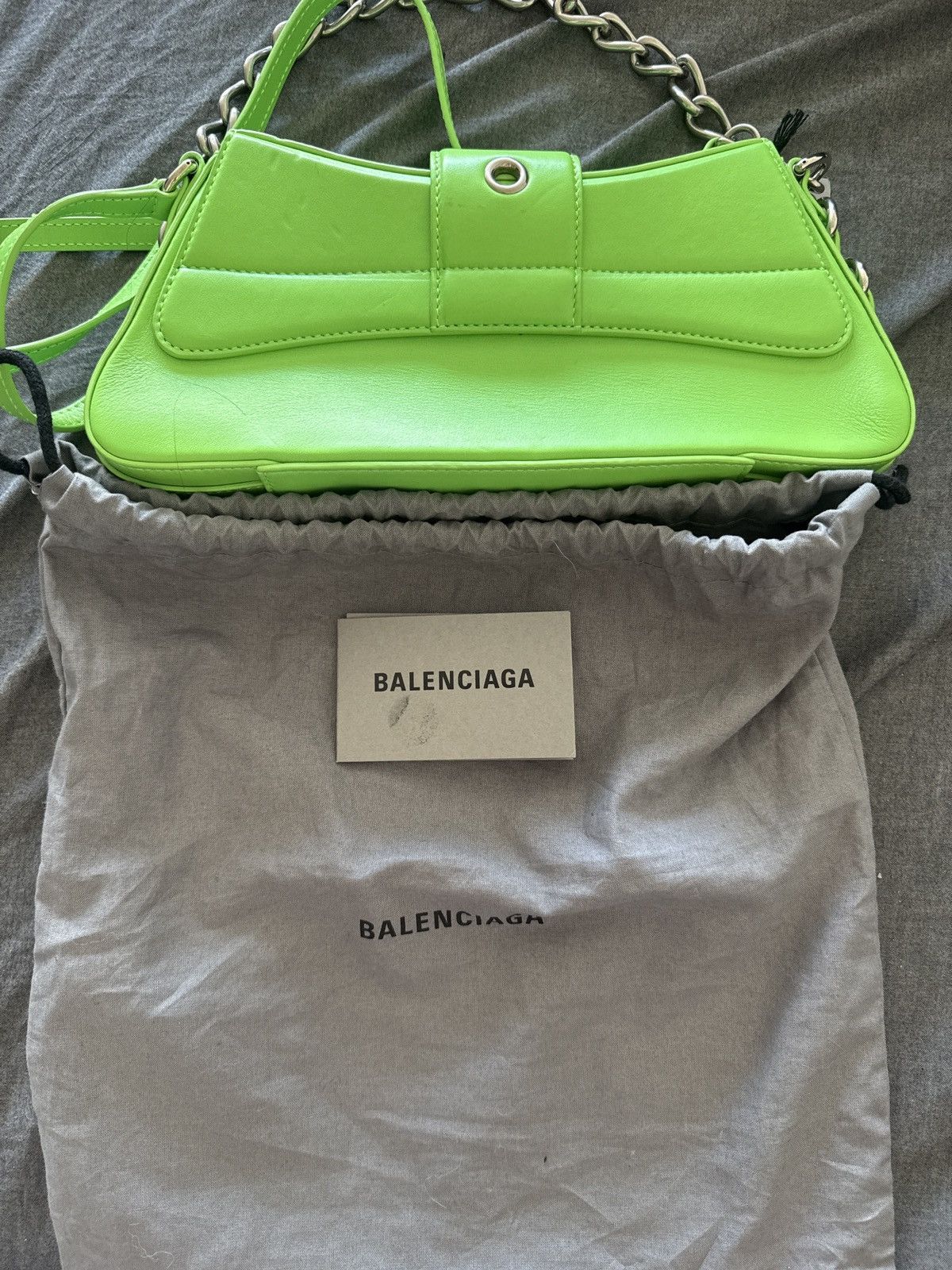 Balenciaga Balenciaga Lindsay acid green Size ONE SIZE - 6 Thumbnail
