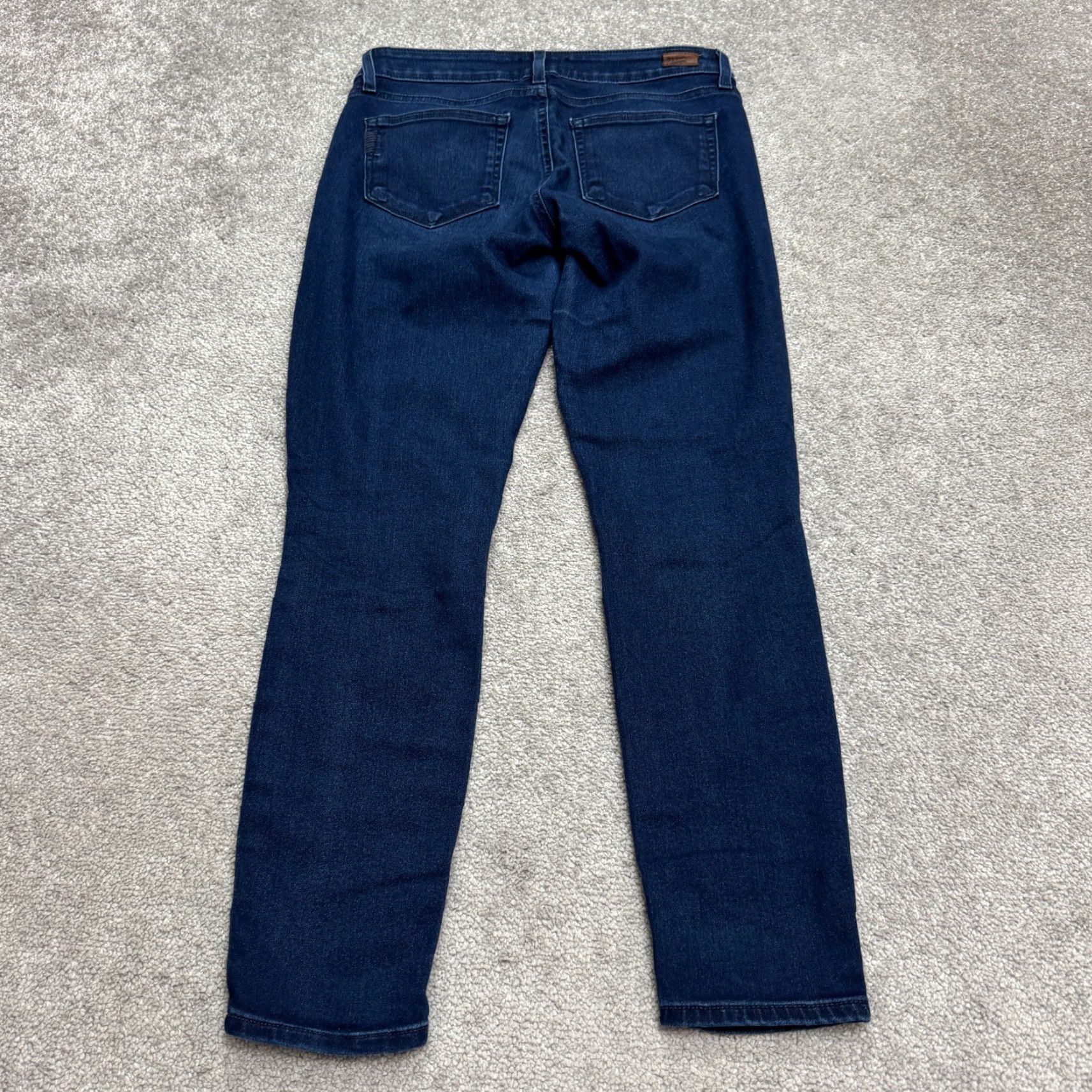 Paige Paige Verdugo Ankle Jeans Womens 28 Denim Blue Dark Wash Mid Rise Slim 5-Pocket Size 28" / US 6 / IT 42 - 2 Thumbnail