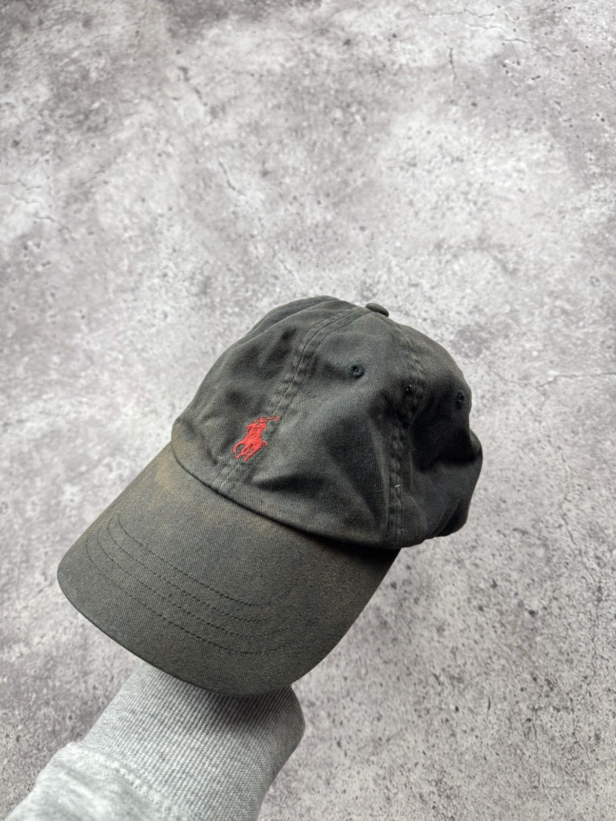 Polo Ralph Lauren Vintage Polo Ralph Lauren Y2K Faded Distressed Cap Japanesse Size ONE SIZE - 2 Thumbnail