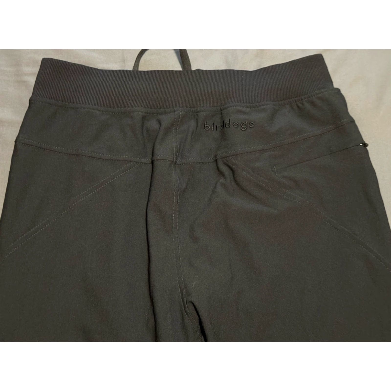 Vintage Birddogs Jogger Pants Mens M Black Gray Liner Casual Activewear Polyester Size US 31 - 7 Thumbnail