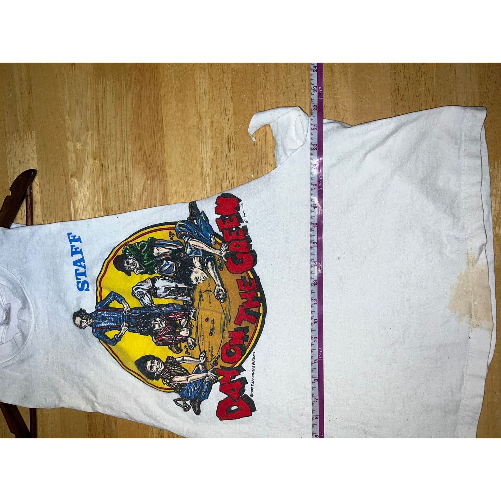 Vintage Vintage Rolling Stones Tank Shirt Living Colour Chopped XL Size US XL / EU 56 / 4 - 13 Thumbnail