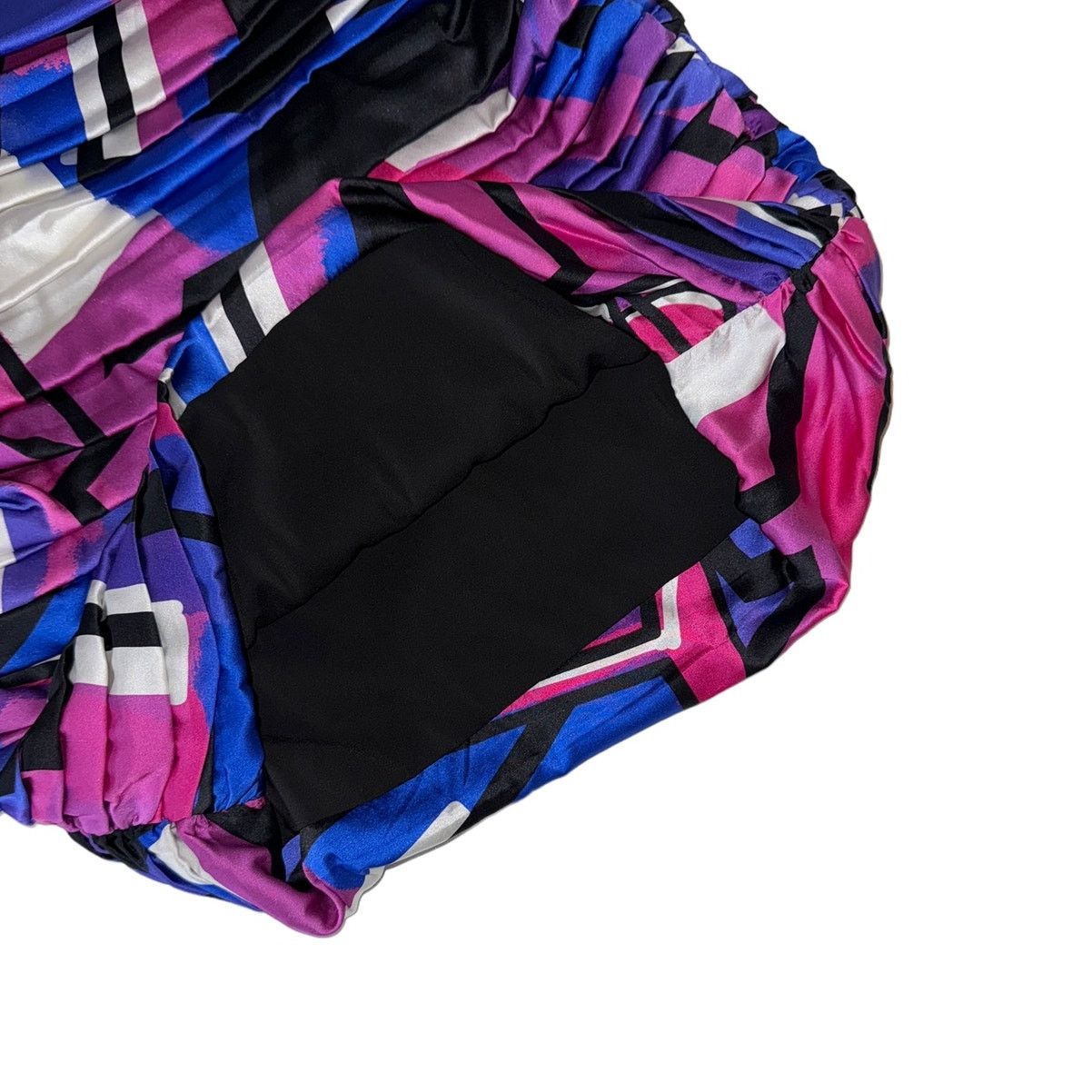 Retrofete Retrofete Elsie Graffiti Pleated Micro Mini Dress Multi Sz M Size M / US 6-8 / IT 42-44 - 8 Thumbnail