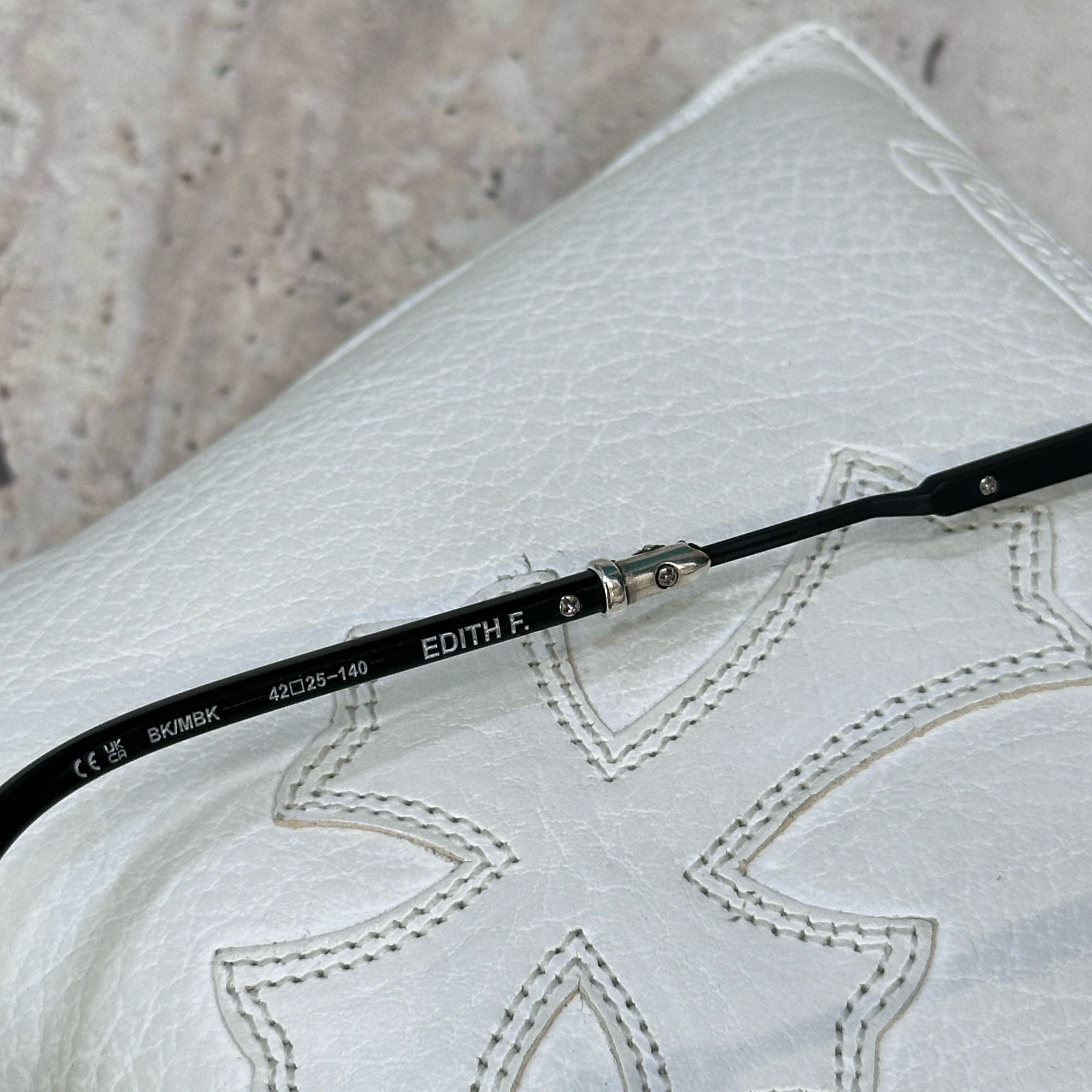 Chrome Hearts CHROME HEARTS EDITH F. BLACK/MATTE BLACK Size ONE SIZE - 6 Thumbnail