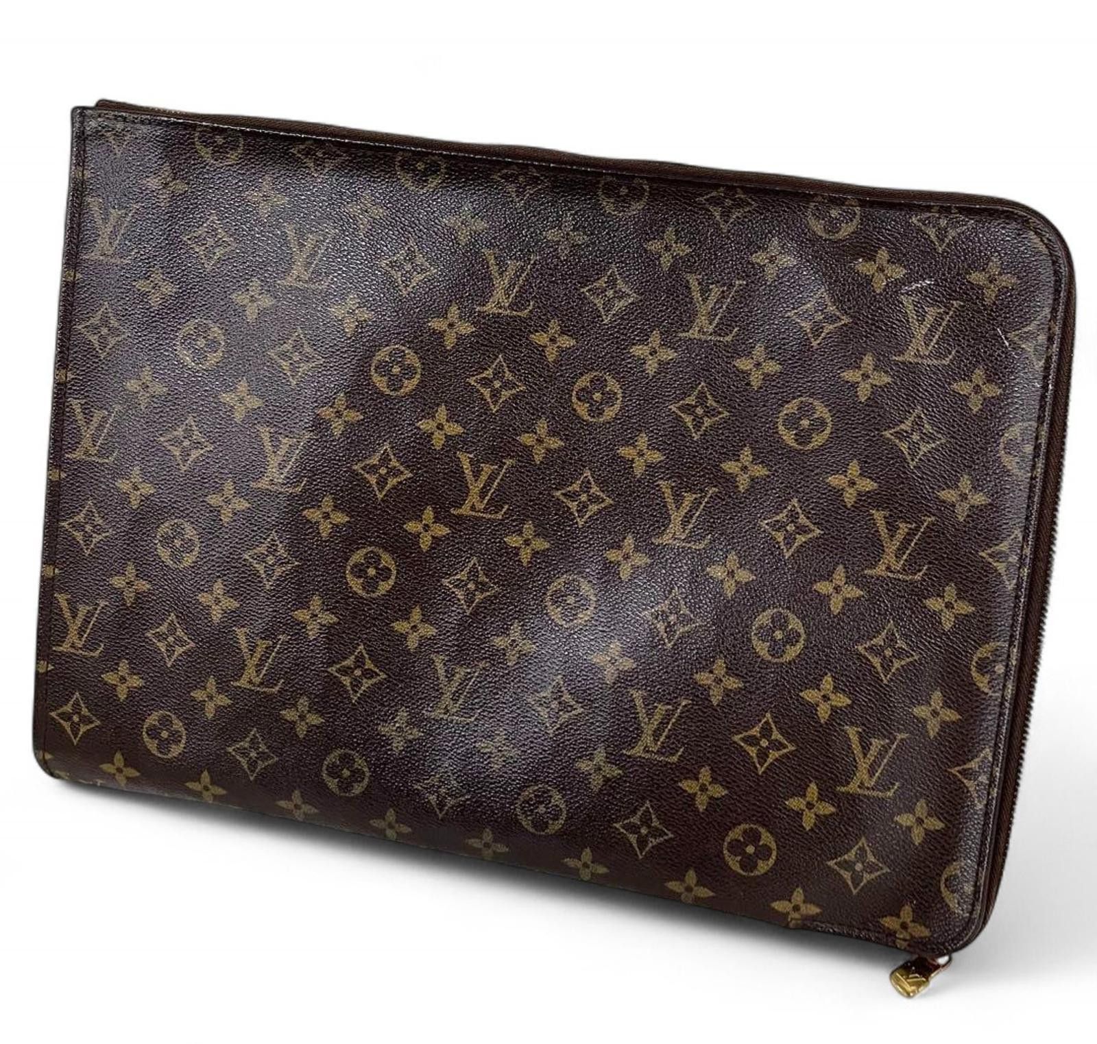 Louis Vuitton Louis Vuitton - Monogram Canvas Clutch Bag Size ONE SIZE - 2 Thumbnail