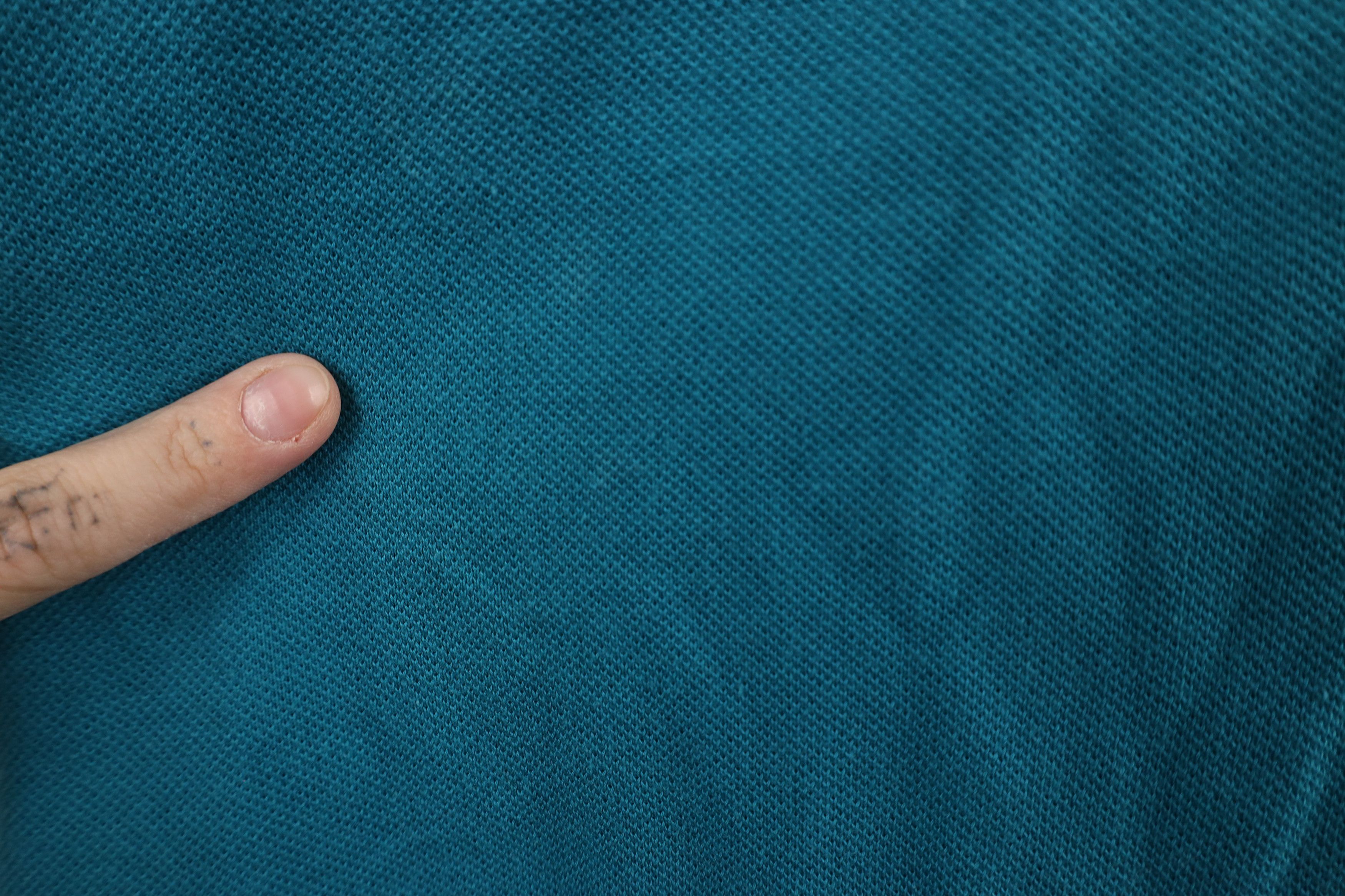 Lacoste × Vintage Lacoste Distressed Croc Logo Collared Golf Polo Shirt Blue Size US L / EU 52-54 / 3 - 9 Thumbnail
