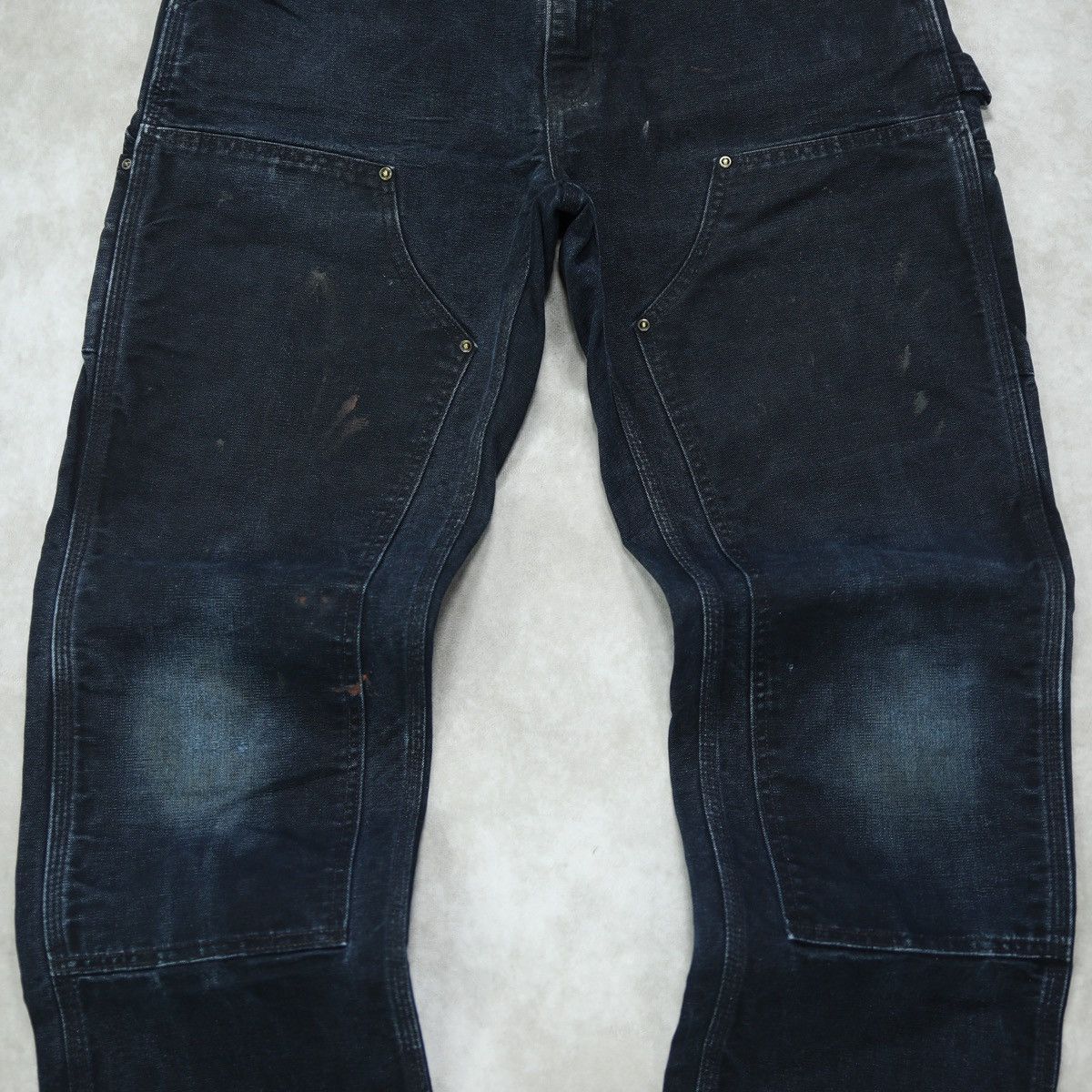 Carhartt RARE Carhartt x Chrysler IFD Faded Black Double Knee Pant Size US 30 / EU 46 - 12 Thumbnail