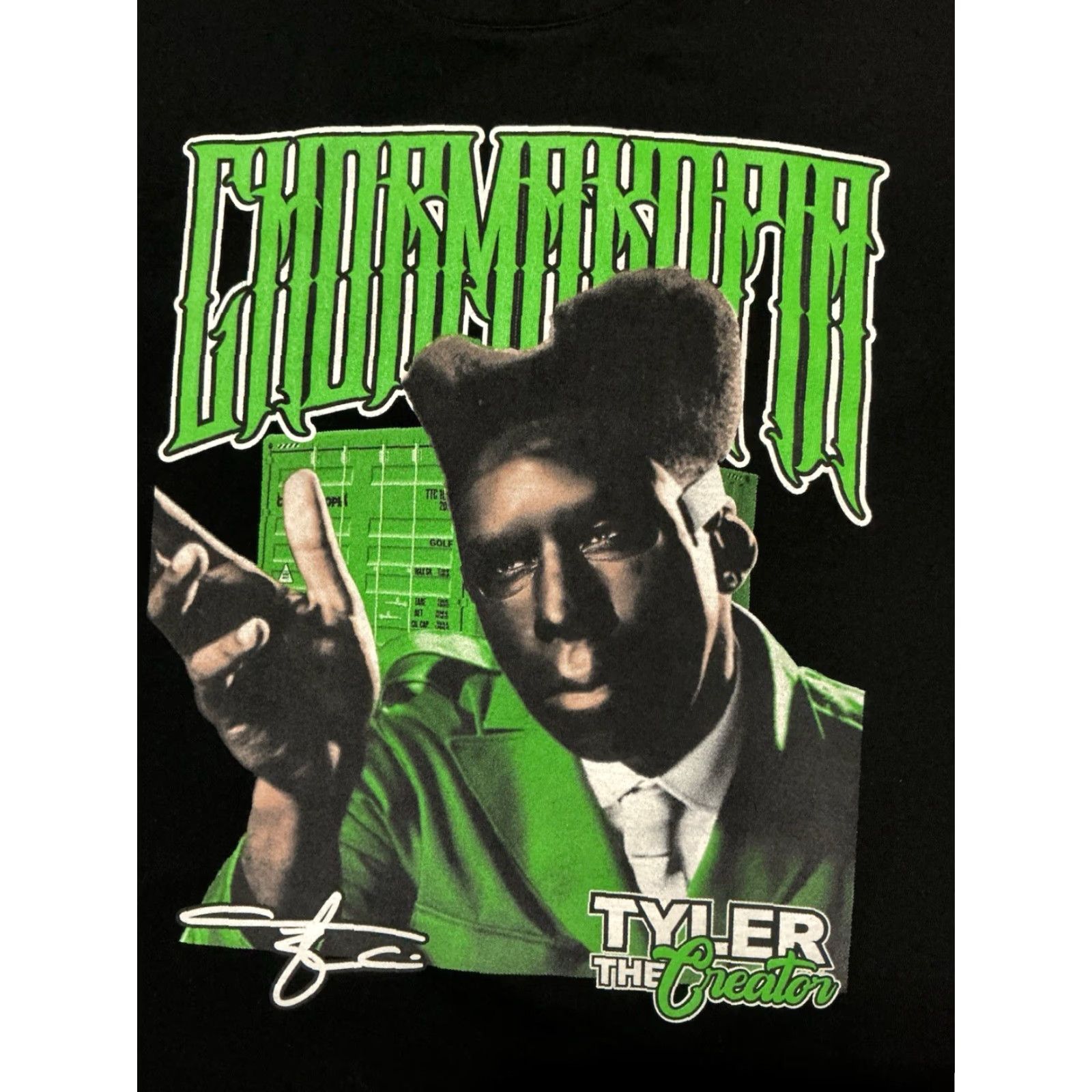 Vintage Tyler The Creator Chromakopia World Tour Lil Yachty Graphic Black T-Shirt L Mens Pro Dada Size L Size US L / EU 52-54 / 3 - 5 Thumbnail