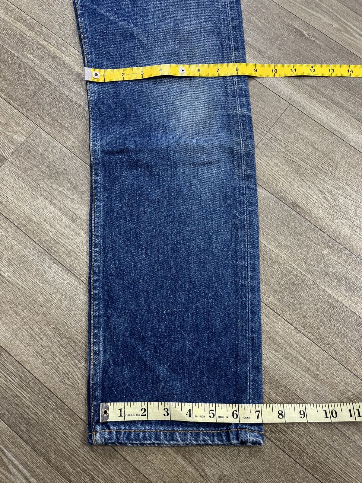 Levi's Vintage Clothing 🇺🇸1990s Vintage Levis 501 29x32 Straight Leg Blue Jeans Size US 29 - 19 Thumbnail