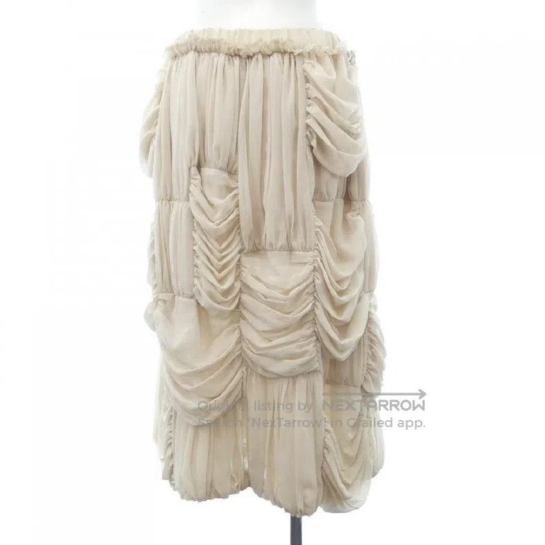 Comme des Garcons Comme Des Garcons size S Beige Design Skirt Size 23" - 2 Thumbnail