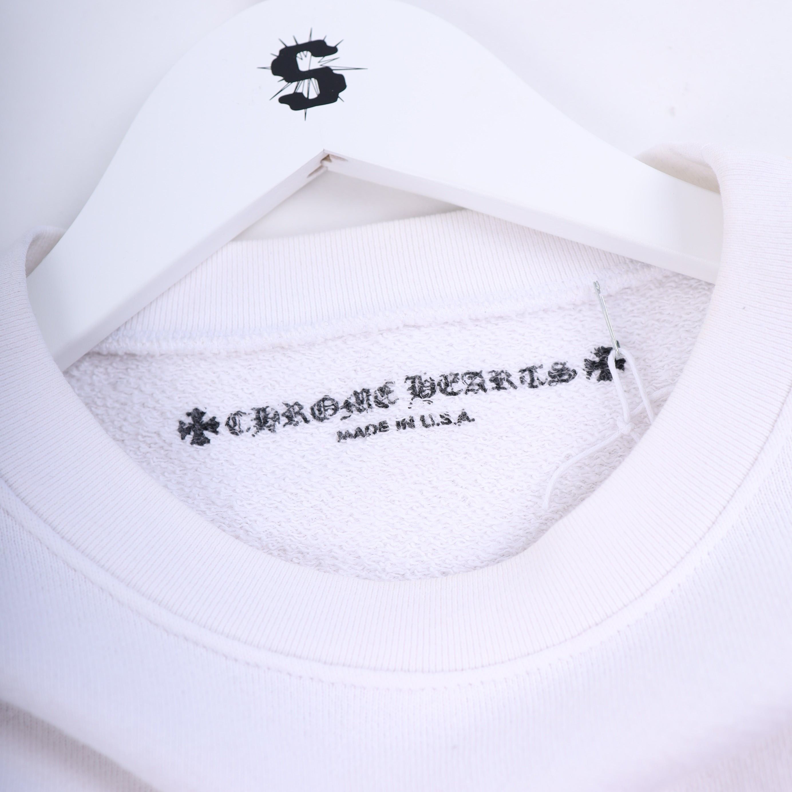 Chrome Hearts CH WHITE MATTY BOY CREWNECK CLEAR Size US M / EU 48-50 / 2 - 5 Thumbnail