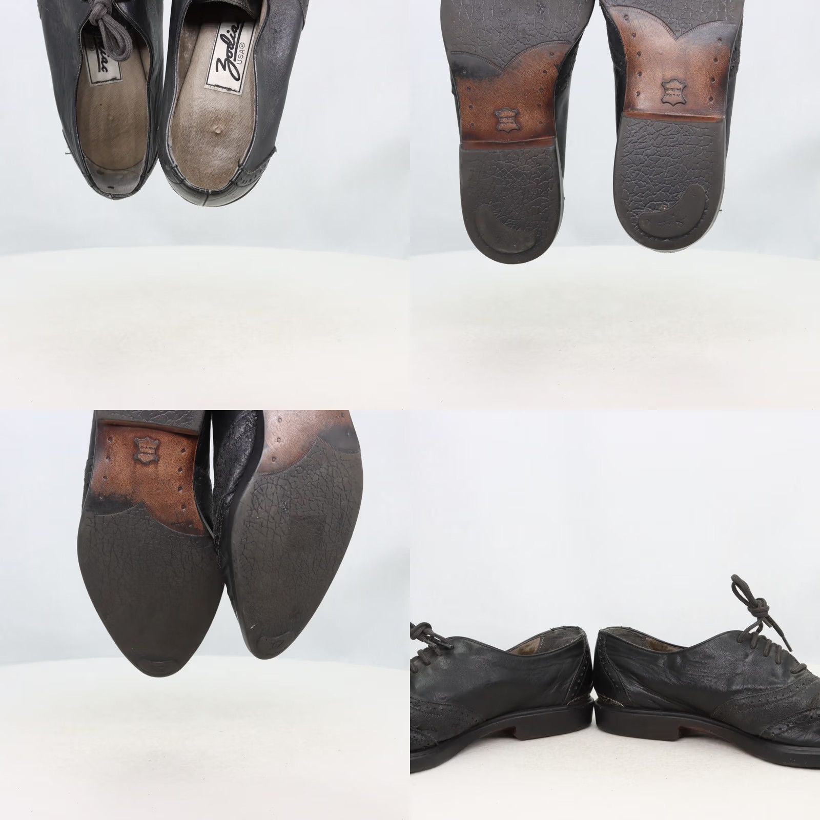 Vintage VINTAGE ZODIAC USA WOMENS Size 9 Black Casual Shoes Metal Accents Size US 9 / IT 39 - 9 Thumbnail