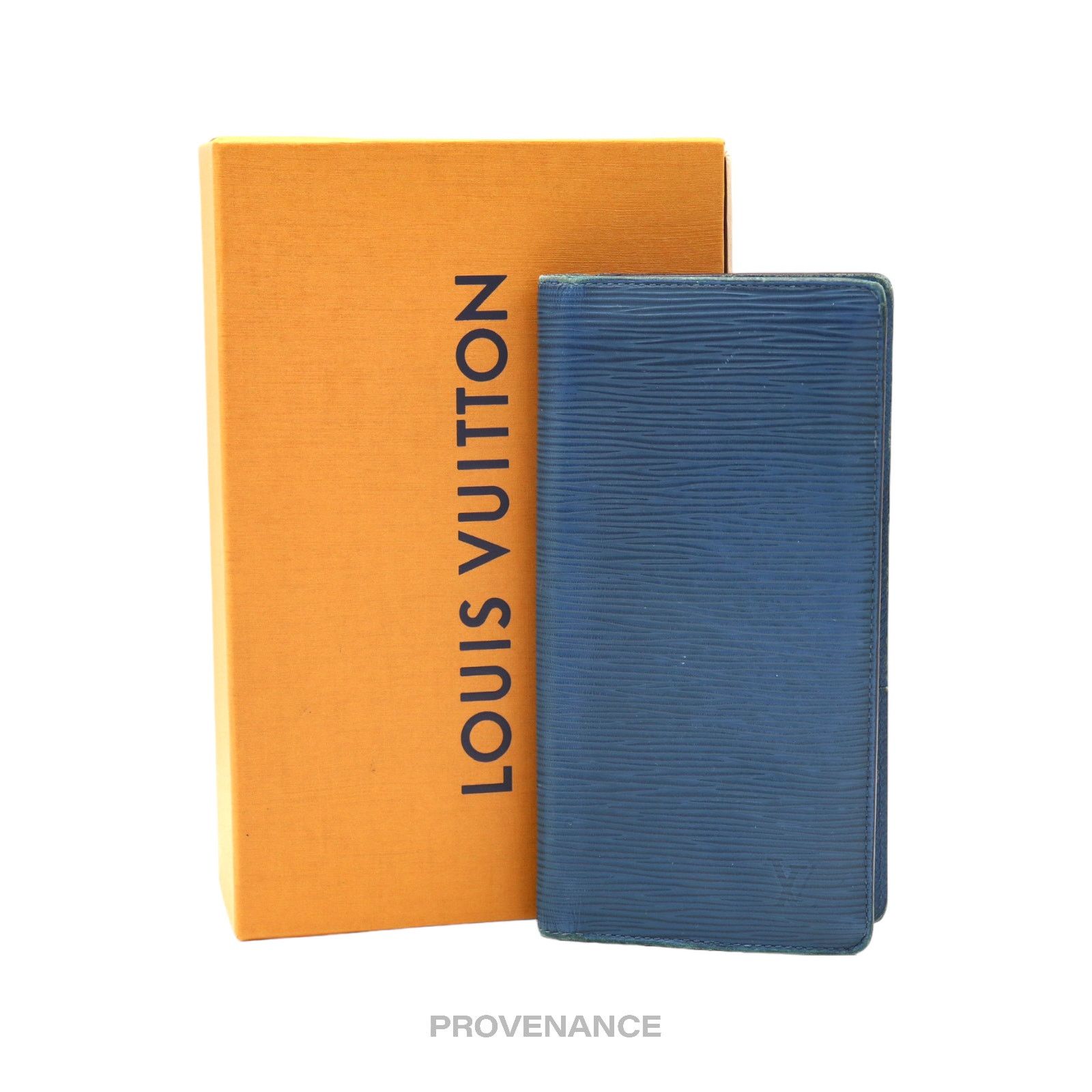 Louis Vuitton 🔴 Louis Vuitton Brazza Long Wallet - Blue Epi Leather Size ONE SIZE - 1 Thumbnail