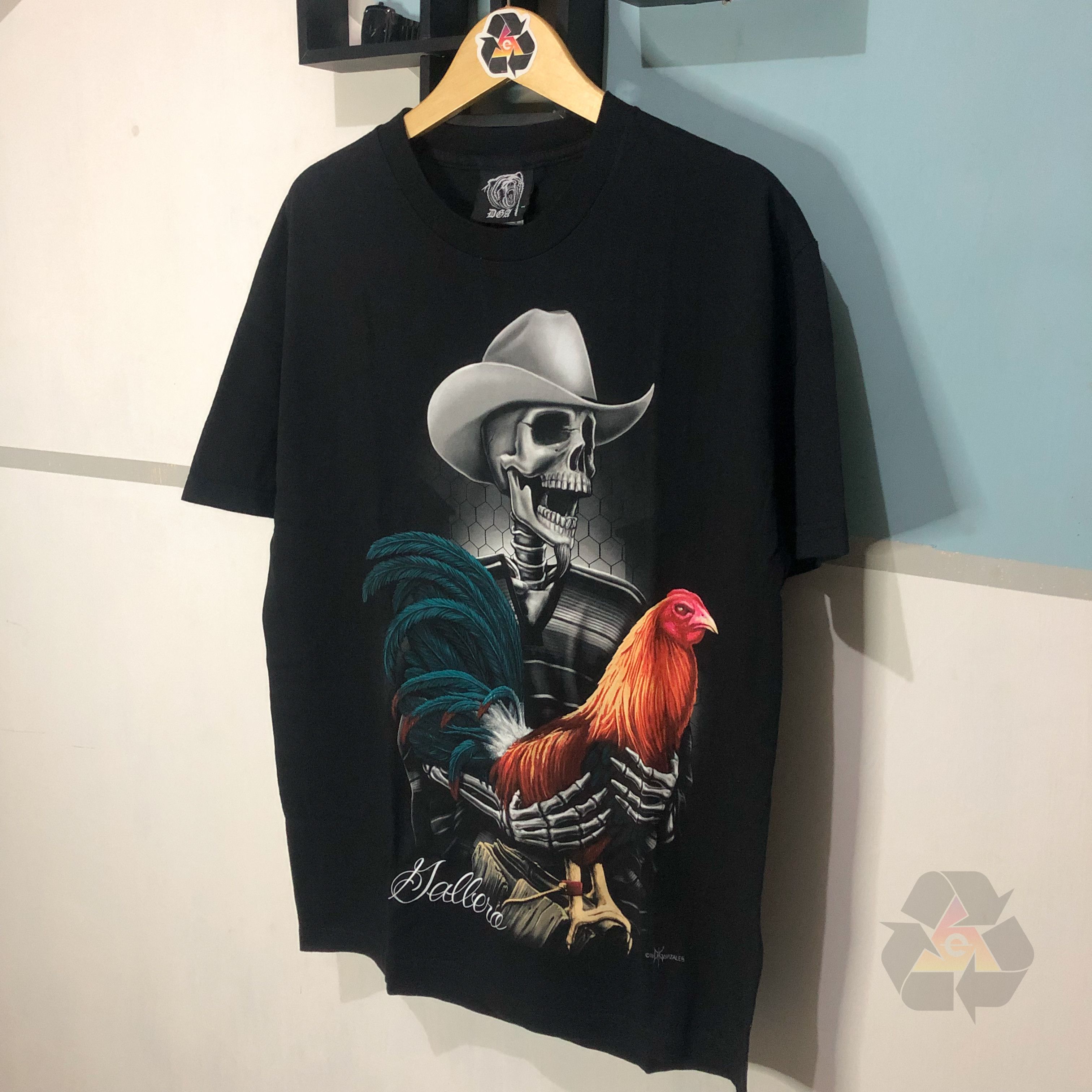 Japanese Brand Vintage David Gonzales Art Jallero Grandfather T-Shirt Y2K Size US L / EU 52-54 / 3 - 3 Thumbnail