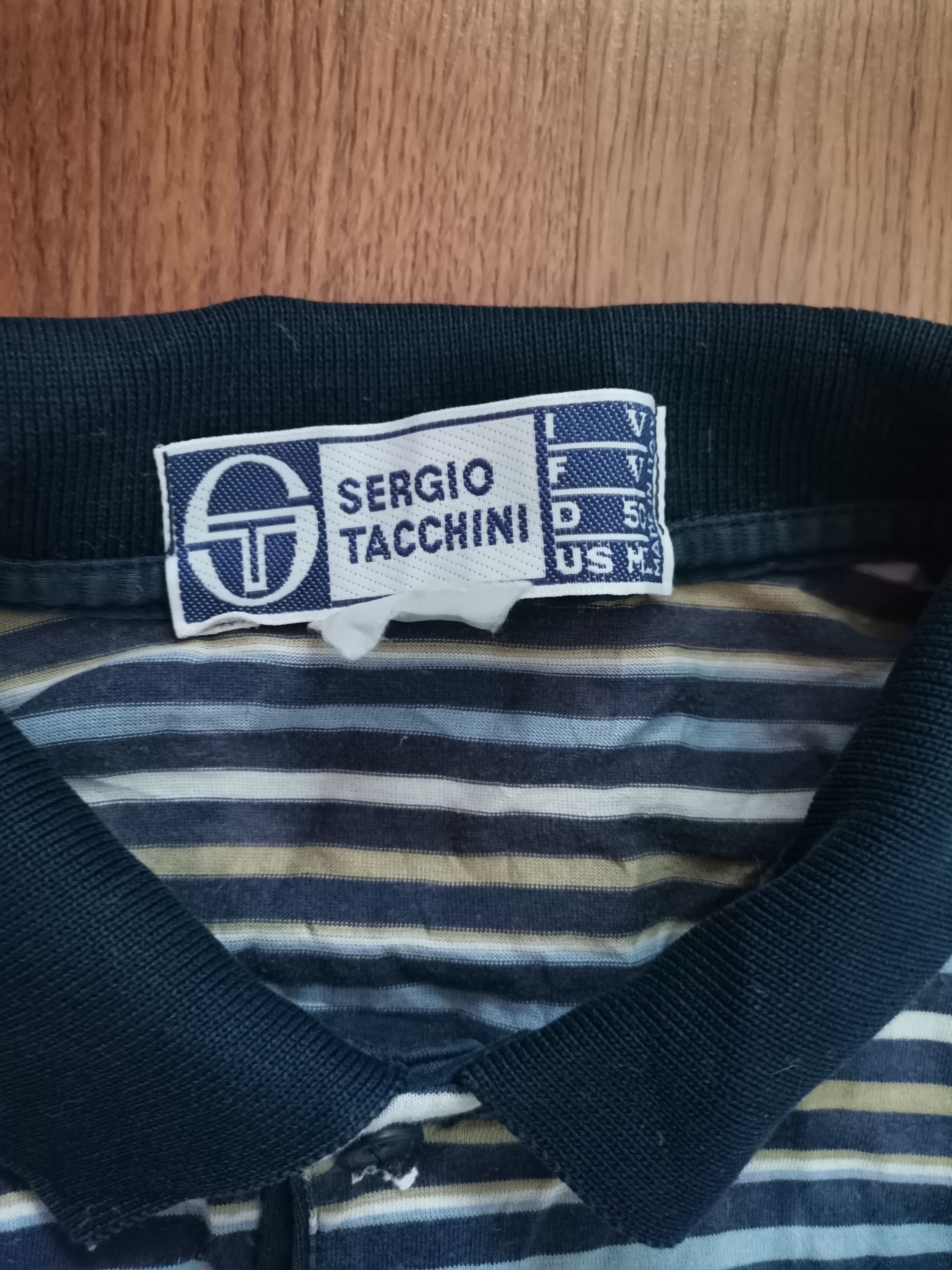 Sergio Tacchini Vintage Sergio Tacchini Striped Polo Size US M / EU 48-50 / 2 - 4 Thumbnail
