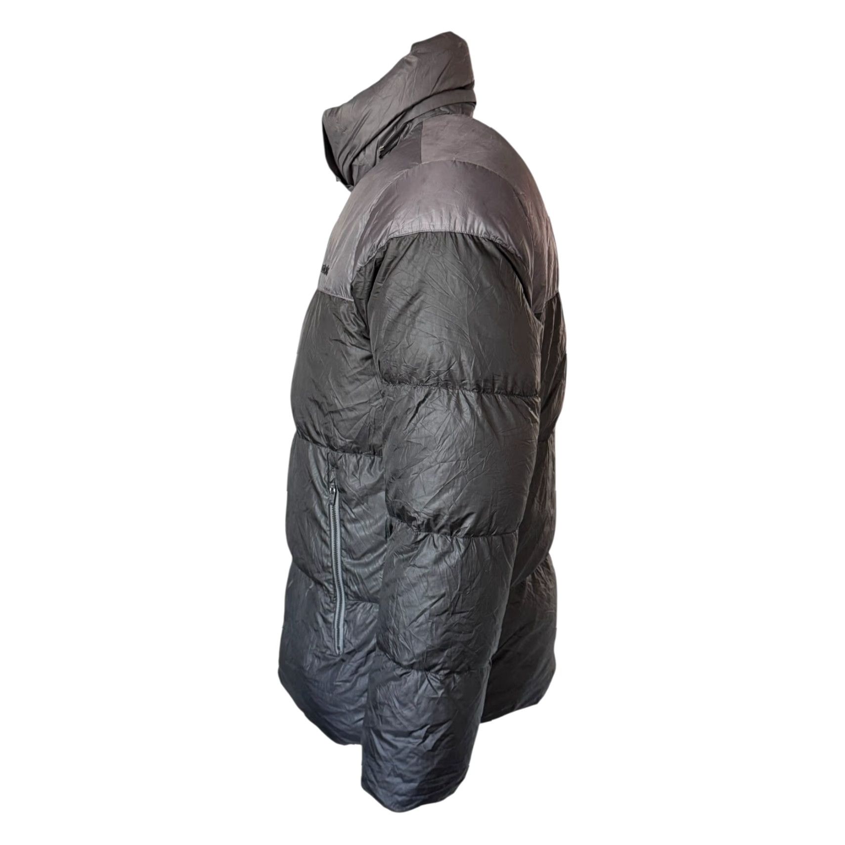 Reebok Reebok Classic Puffer Jacket – Black/Grey Full Zip High Neck Coat Size 95 (Men) Size US S / EU 44-46 / 1 - 3 Thumbnail