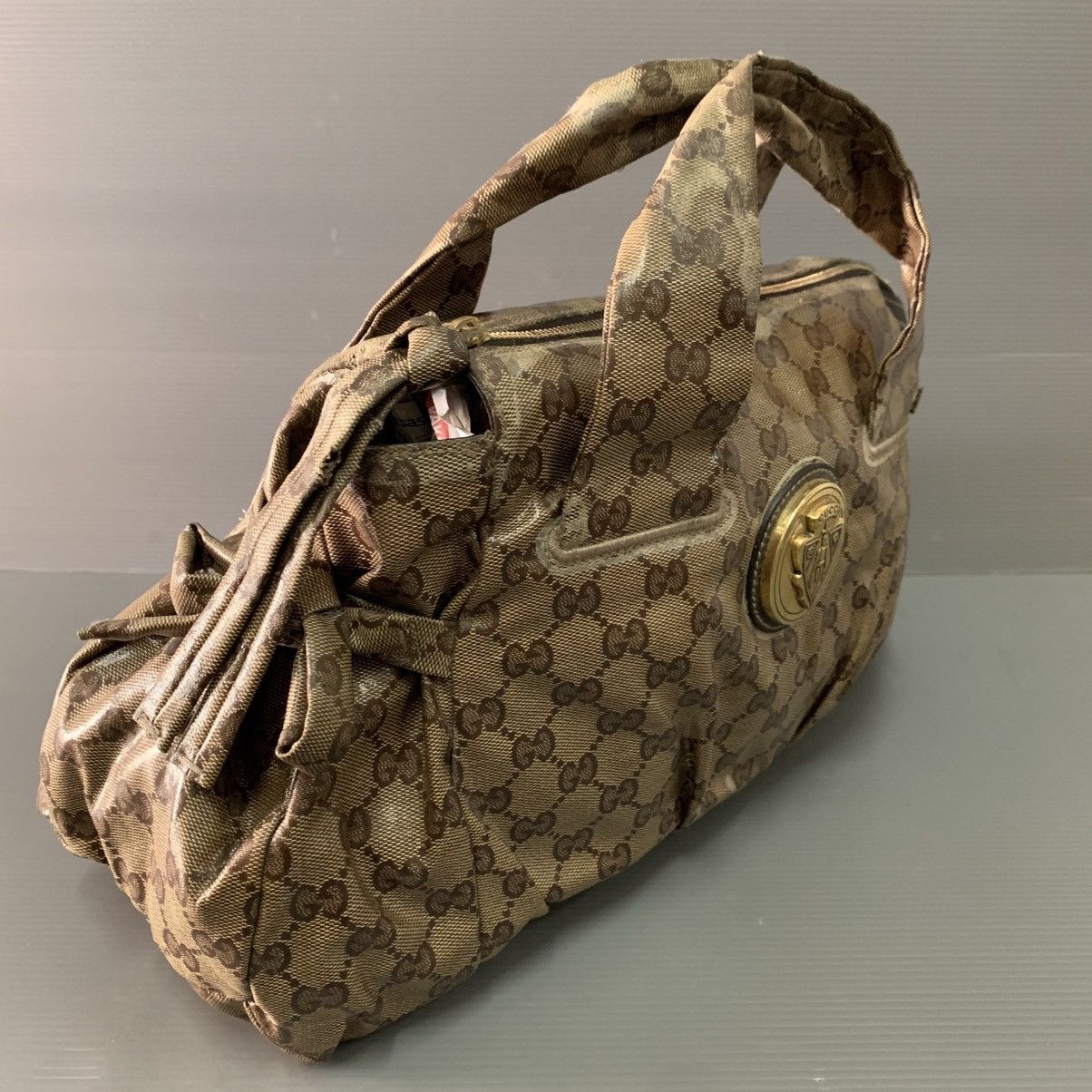 Gucci Gucci Monogram Top Handle Bag Size ONE SIZE - 4 Thumbnail