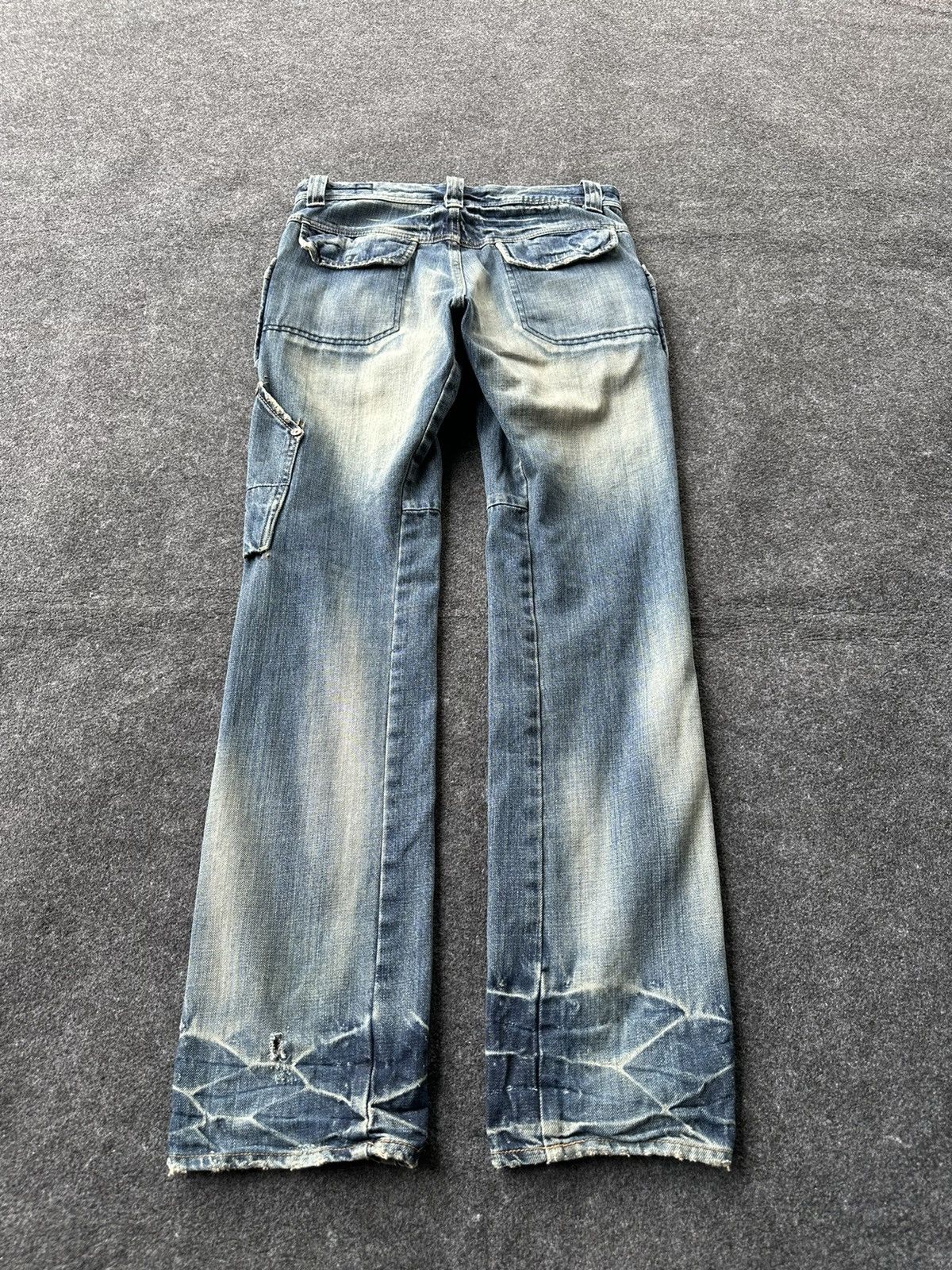PPFM Vintage Bartack Bondage Distressed Denim W30 D215 Size US 30 / EU 46 - 5 Thumbnail