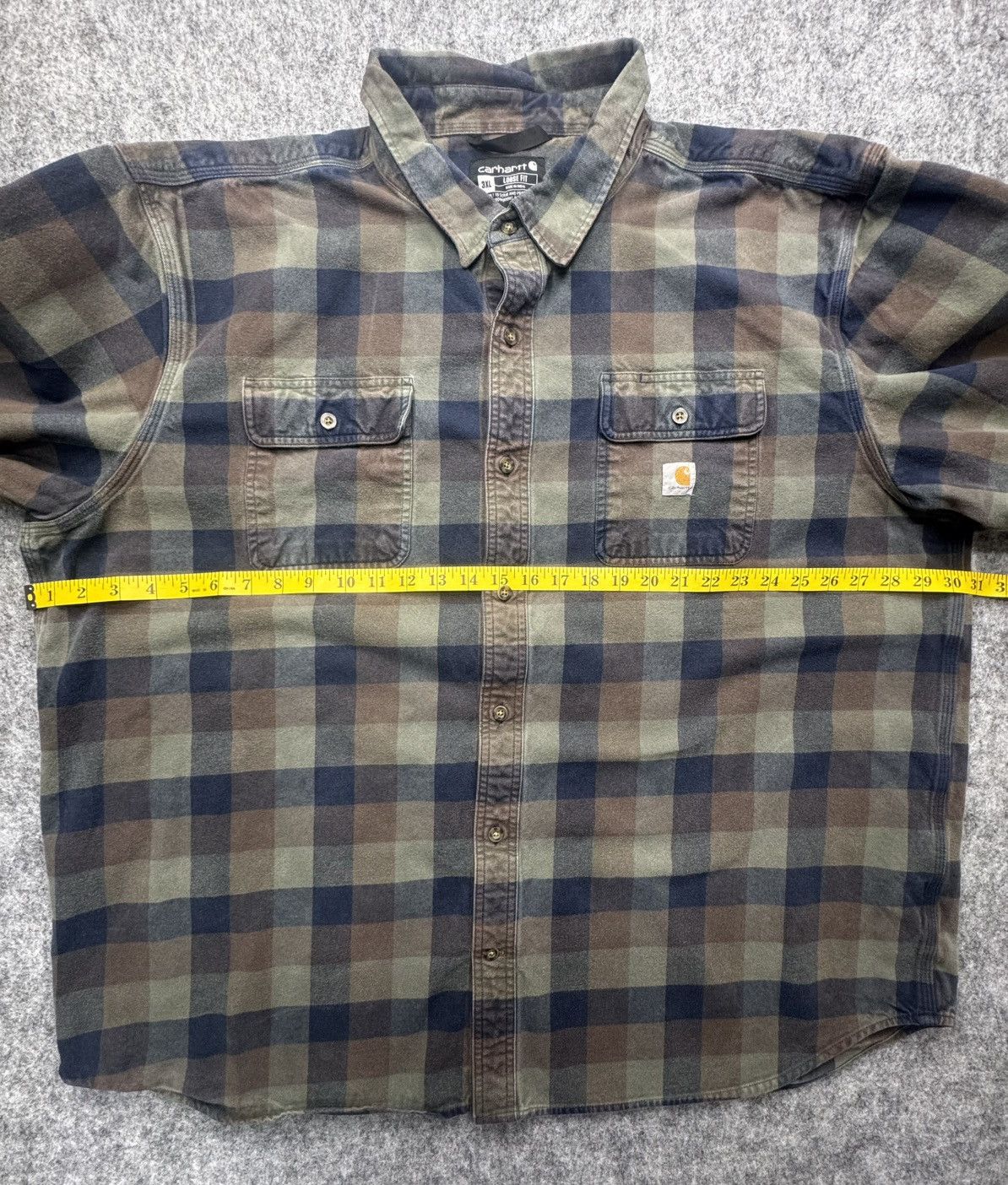 Carhartt Carhartt Heavyweight Button Up Shirt Size US XXL / EU 58 / 5 - 4 Thumbnail