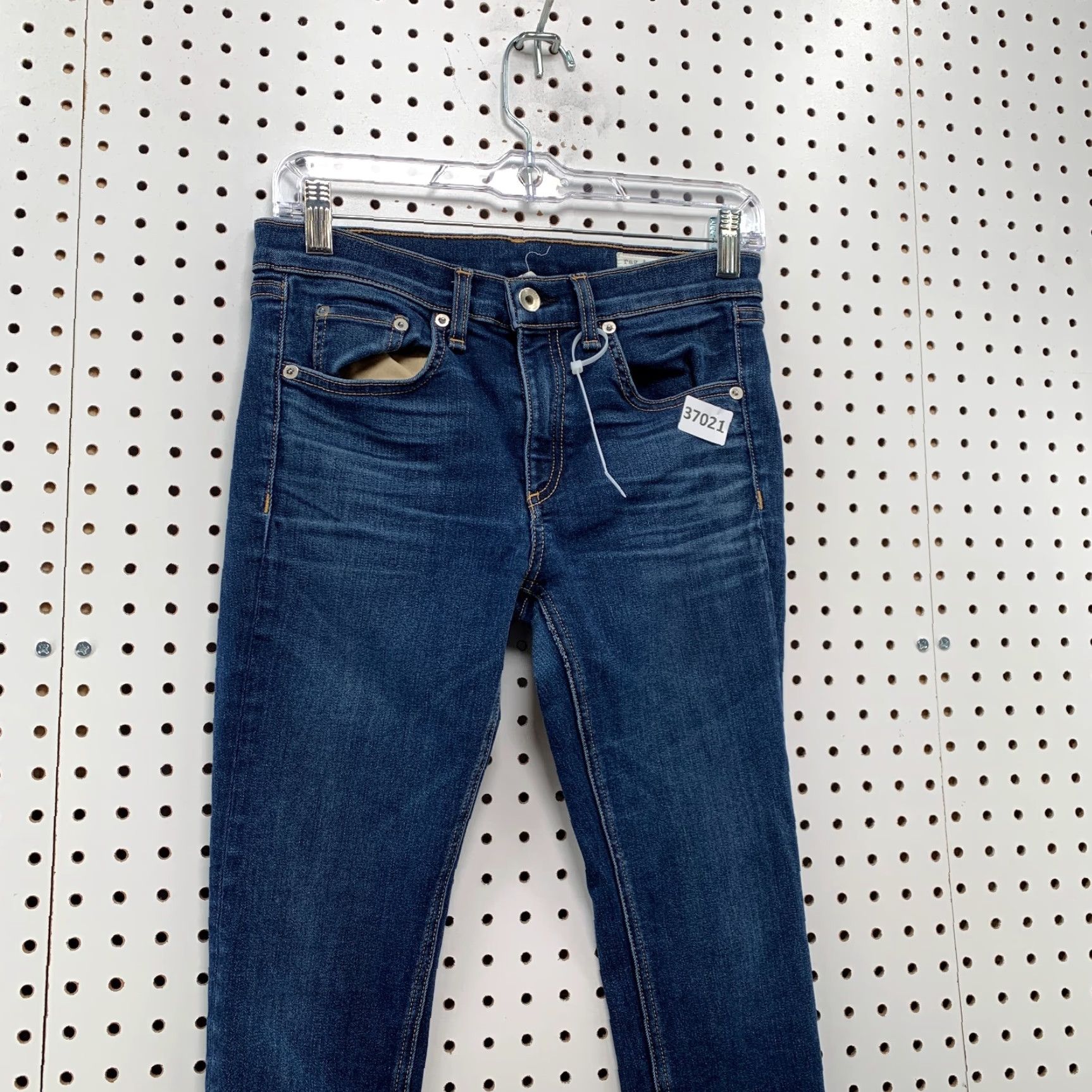Rag & Bone rag & bone Skinny Ankle Denim Jeans Womens Size 27 Blue Stretch fits 28x27 Denim Jeans Womens 27 Rag & Bone Skinny Ankle Blue Stretch Womens 27 Size 27" / US 4 / IT 40 - 4 Thumbnail