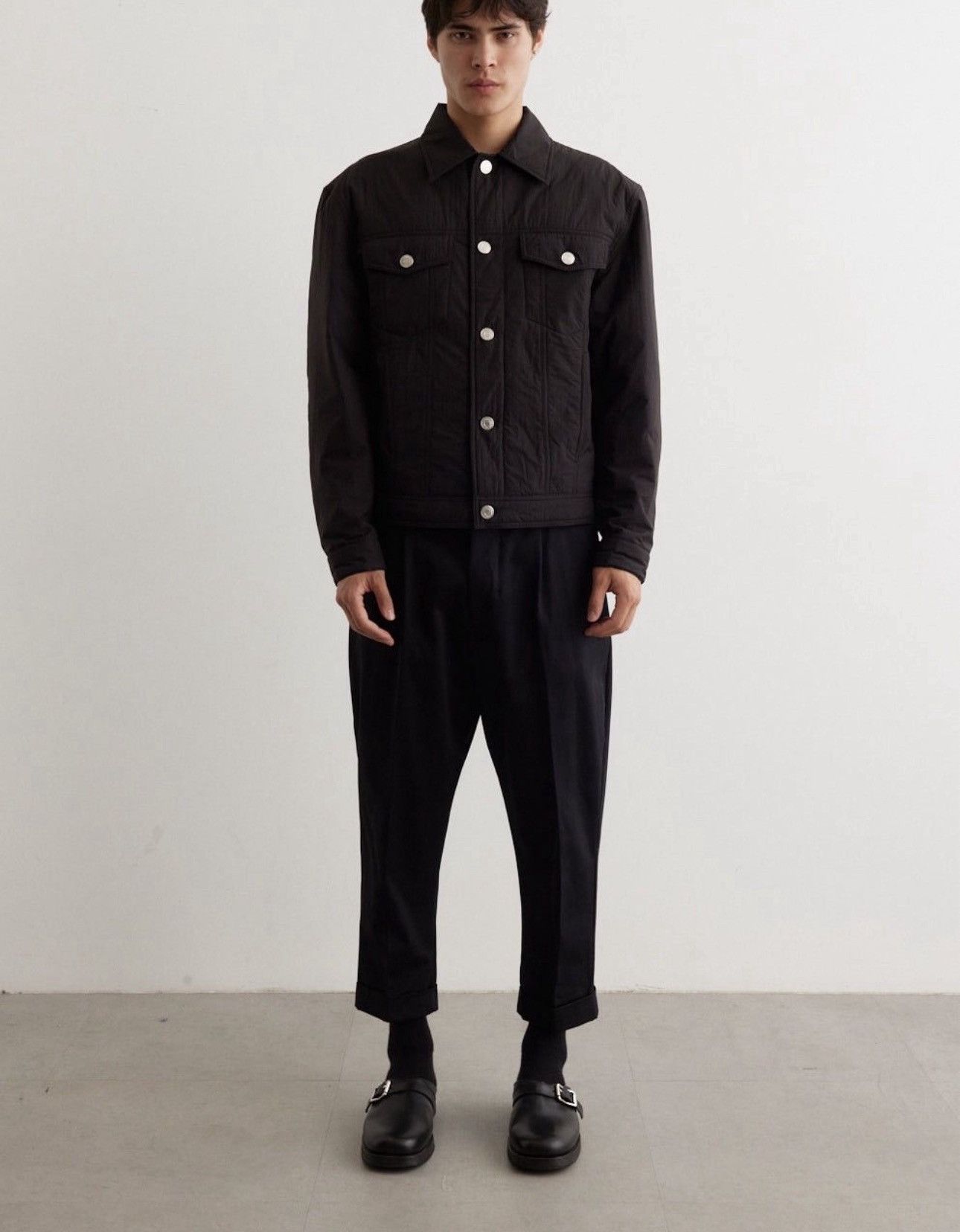 AMI AMI Black Carrot Fit Trousers Size US 34 / EU 50 - 1 Thumbnail