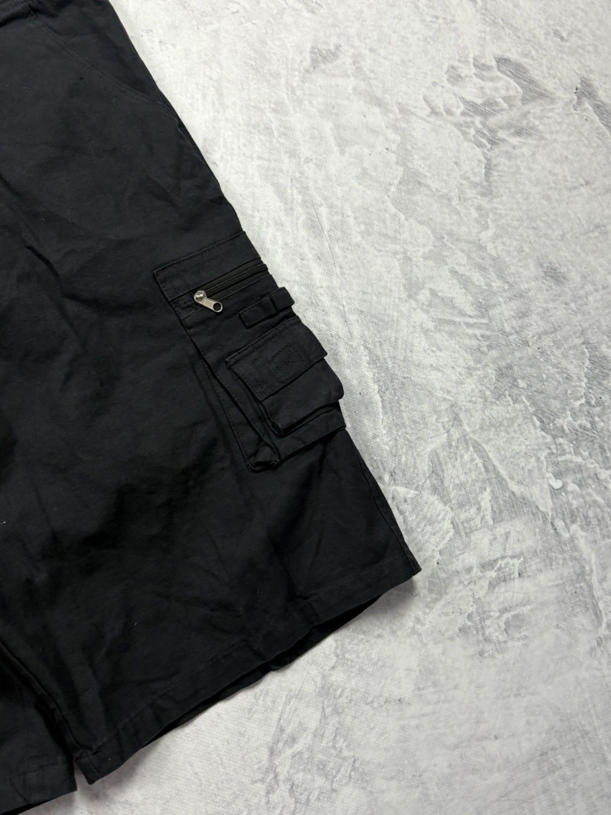 Japanese Brand Ultra Baggy Avant Garde Jorts Retro Cargo Multipocket RAP Size US 40 / EU 56 - 5 Thumbnail
