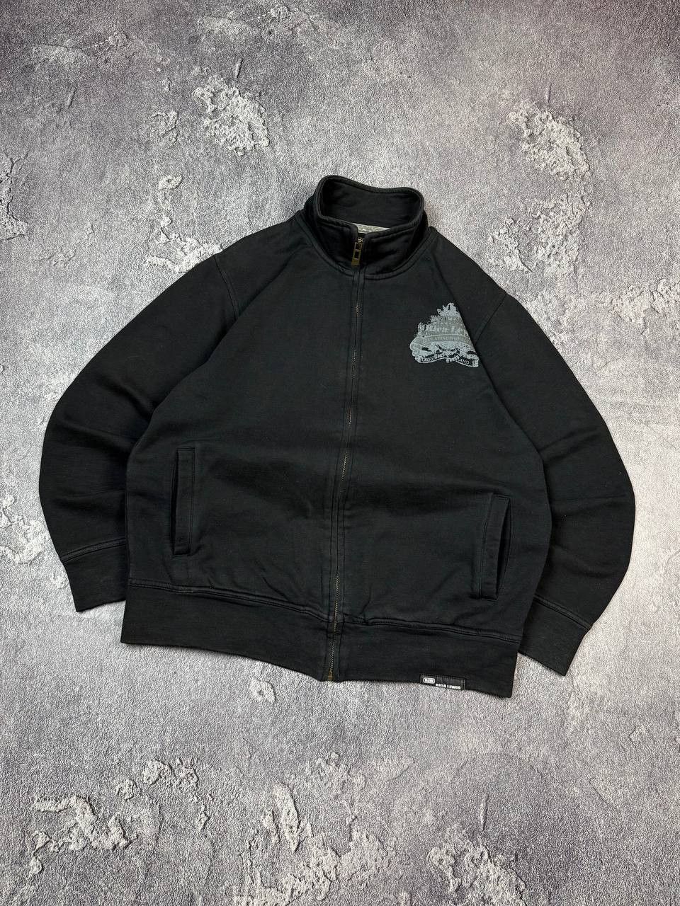 If Six Was Nine Y2K Gothic Full Zip Graphic Print 2000s Style Sweatshirt Size US L / EU 52-54 / 3 - 6 Thumbnail