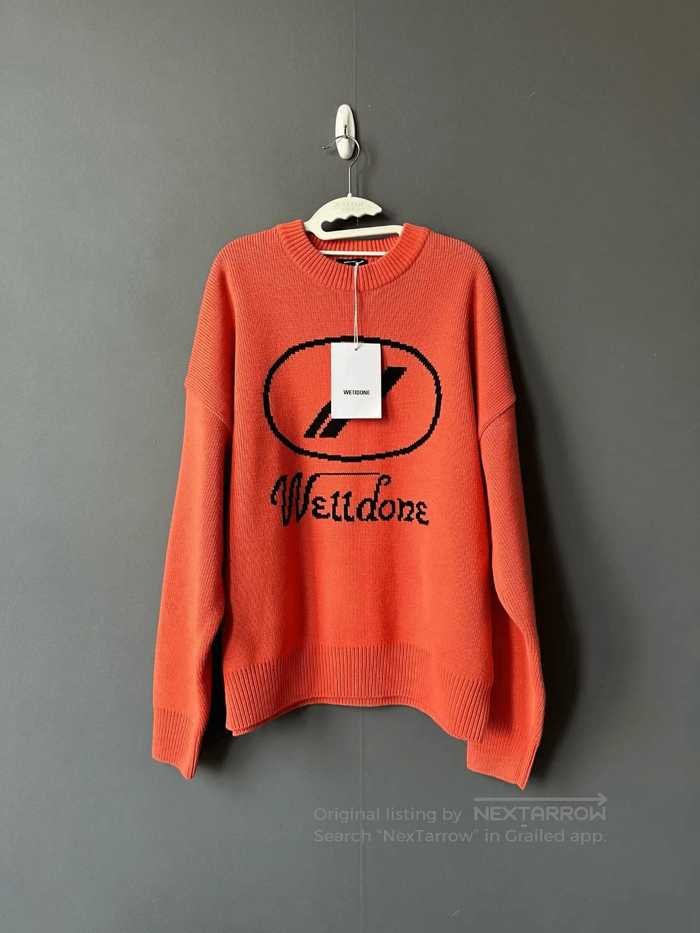 WE11DONE we11done Large Logo Sweater. Size US S / EU 44-46 / 1 - 1 Thumbnail